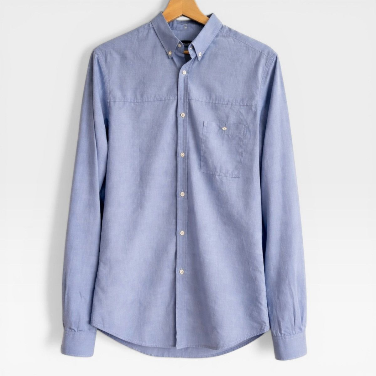 Golden Goose Golden Goose GGDB Chambray Oxford Button Up Shirt Italy Size US L / EU 52-54 / 3 - 6 Thumbnail