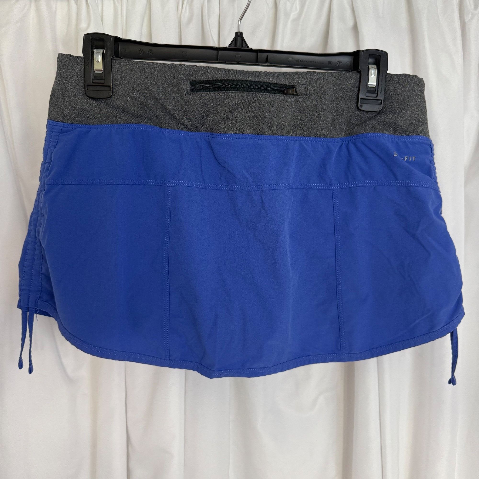 Nike Nike Dri-Fit Blue Athletic Skort With Orange Liner & Gray Wa Size 28" / US 6 / IT 42 - 3 Thumbnail