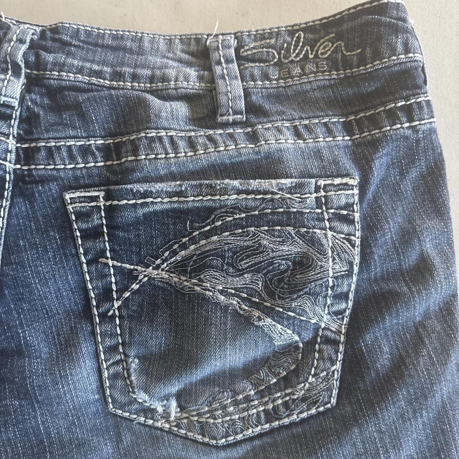 Silver Jeans Co. Silver Jeans Cut Off Denim Jean Shorts Womens Small Blue Size 28" / US 6 / IT 42 - 7 Thumbnail