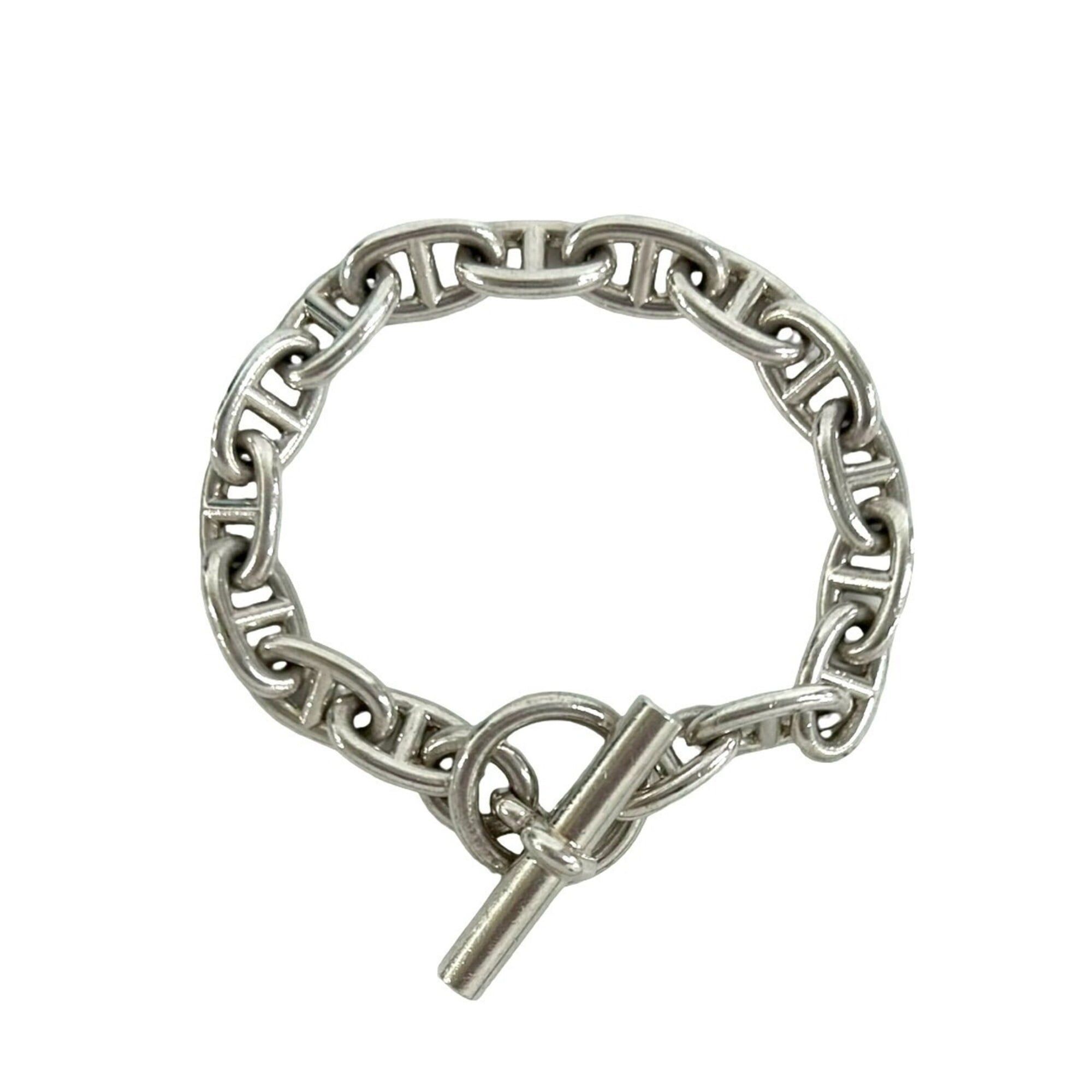 Hermes HERMES Chaine d'Ancre MM 16-link Sterling Silver 925 Bracelet Chain Accessory -0423 Size ONE SIZE - 1 Thumbnail