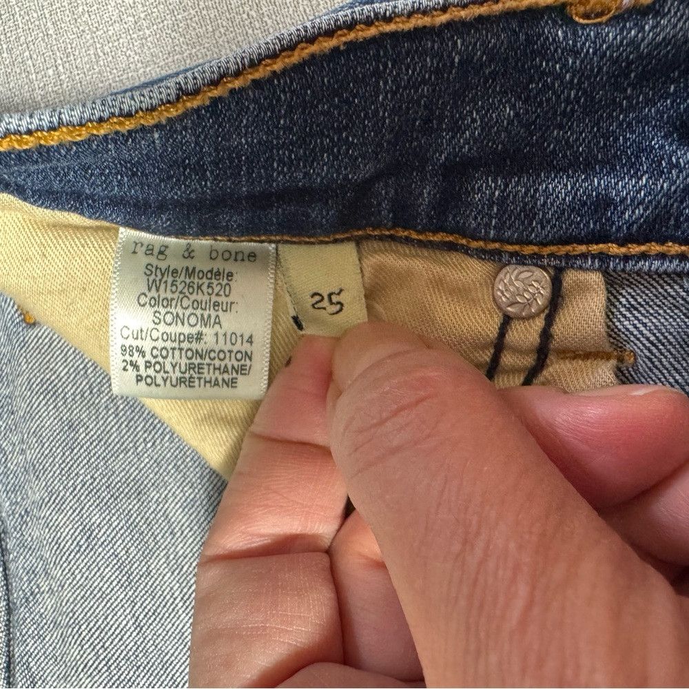 Rag & Bone rag & bone High Waist Skinny Jeans in Sonoma Size 25 Size 25" / US 0 / IT 36 - 6 Thumbnail