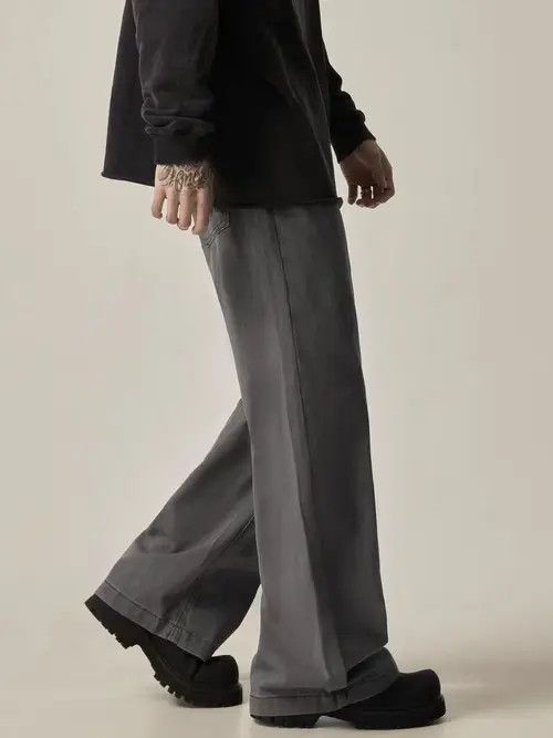 Japanese Brand Retro vibe casual straight work jeans Size US 33 - 2 Thumbnail