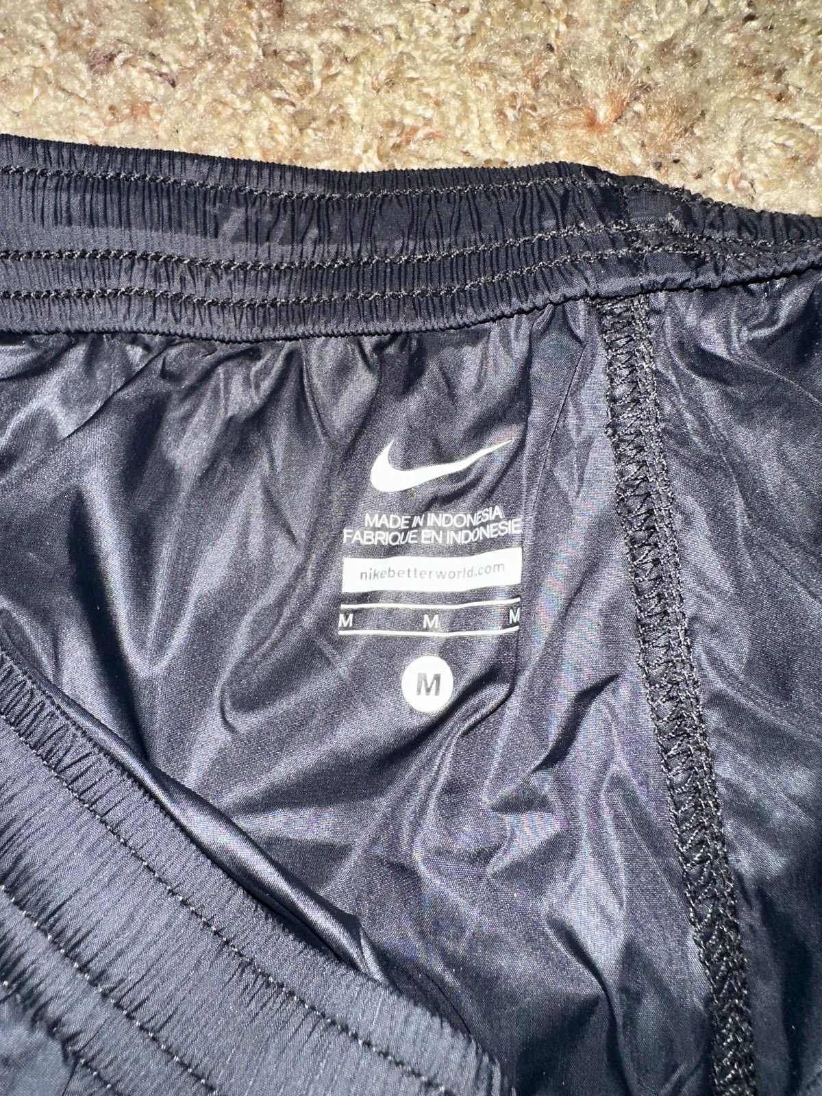 Nike Nike Zoom Women’s Nylon Track Black Running Pants Size 32" / US 10 / IT 46 - 2 Thumbnail
