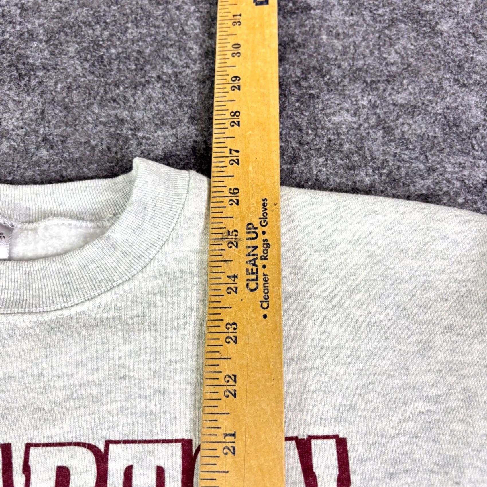 Vintage VINTAGE Heavyweight Sweatshirt XL Gray Graphic Print Crewneck Pullover 90s Men Size US XL / EU 56 / 4 - 5 Thumbnail