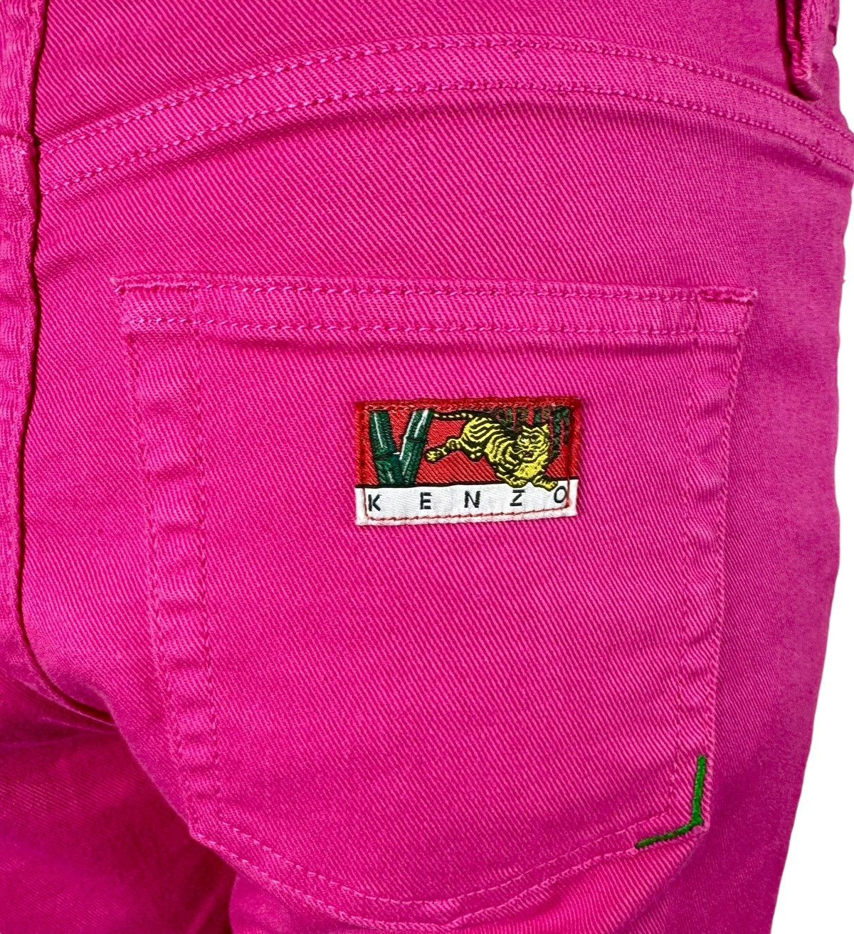 Kenzo Kenzo Paris Pink Jeans Embroidered Logo Slim size 38 Size 26" / US 2 / IT 38 - 3 Thumbnail