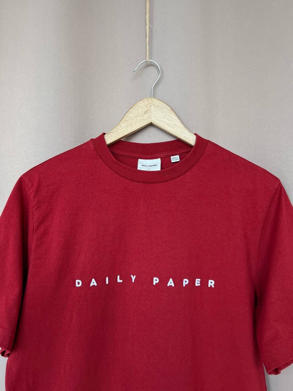 Daily Paper Daily Paper Alias T-Shirt Mens Size S Red Short Sleeve Logo Size US S / EU 44-46 / 1 - 2 Thumbnail