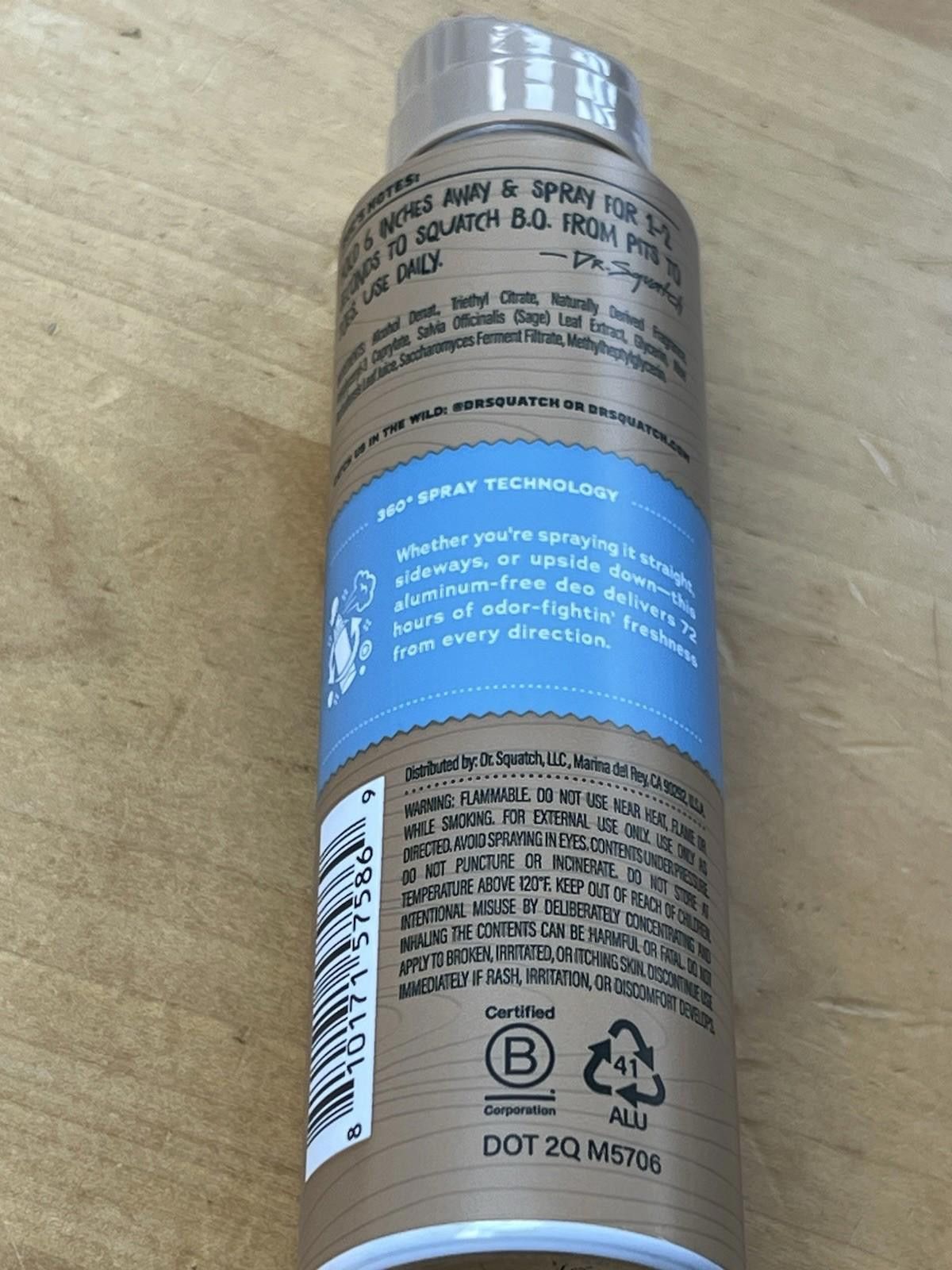 Other Dr Squatch Spray Deodorant Coastal Mist 72 Hour 4 Oz Size ONE SIZE - 11 Thumbnail