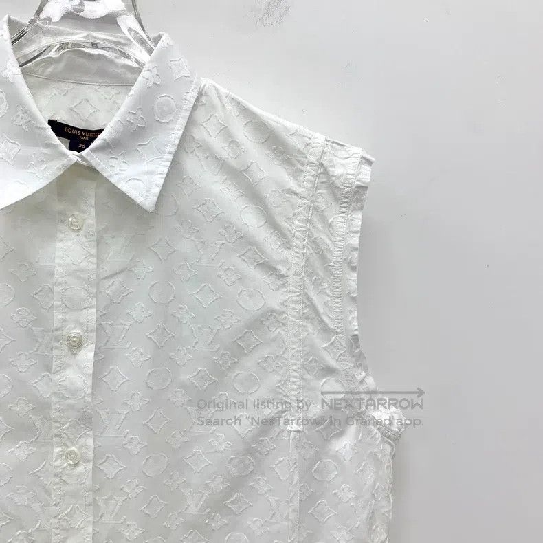 Louis Vuitton Louis Vuitton 22 Summer Stardust white logo jacquard full- Size XS / US 0-2 / IT 36-38 - 3 Thumbnail