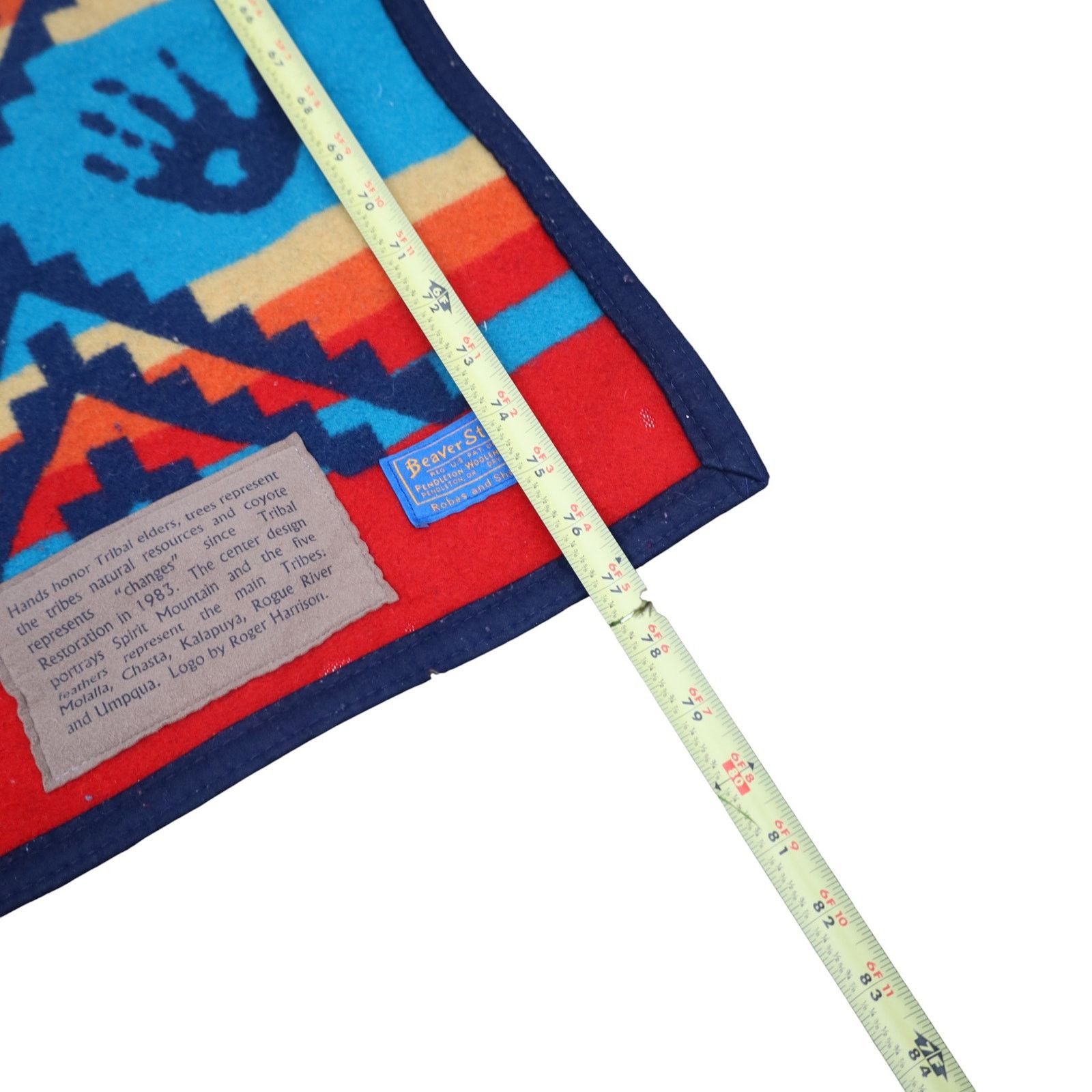 Pendleton VTG Pendleton The Confederated Tribes of Grand Ronde Blanket Size ONE SIZE - 9 Thumbnail
