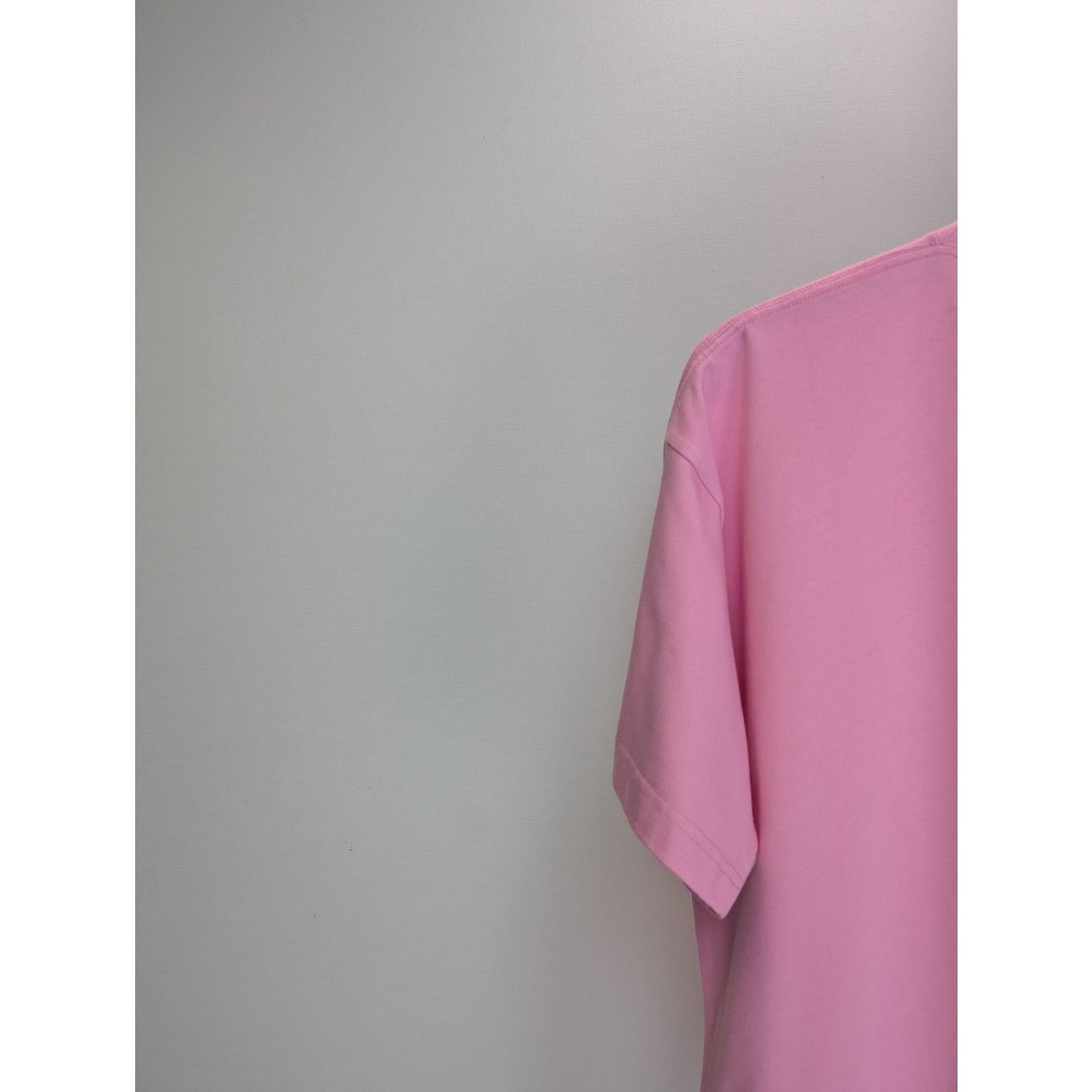Balenciaga o1rshd1 BB Paris Icon Vintage Jersey Strass T-Shirt in Pink Size US XL / EU 56 / 4 - 10 Thumbnail