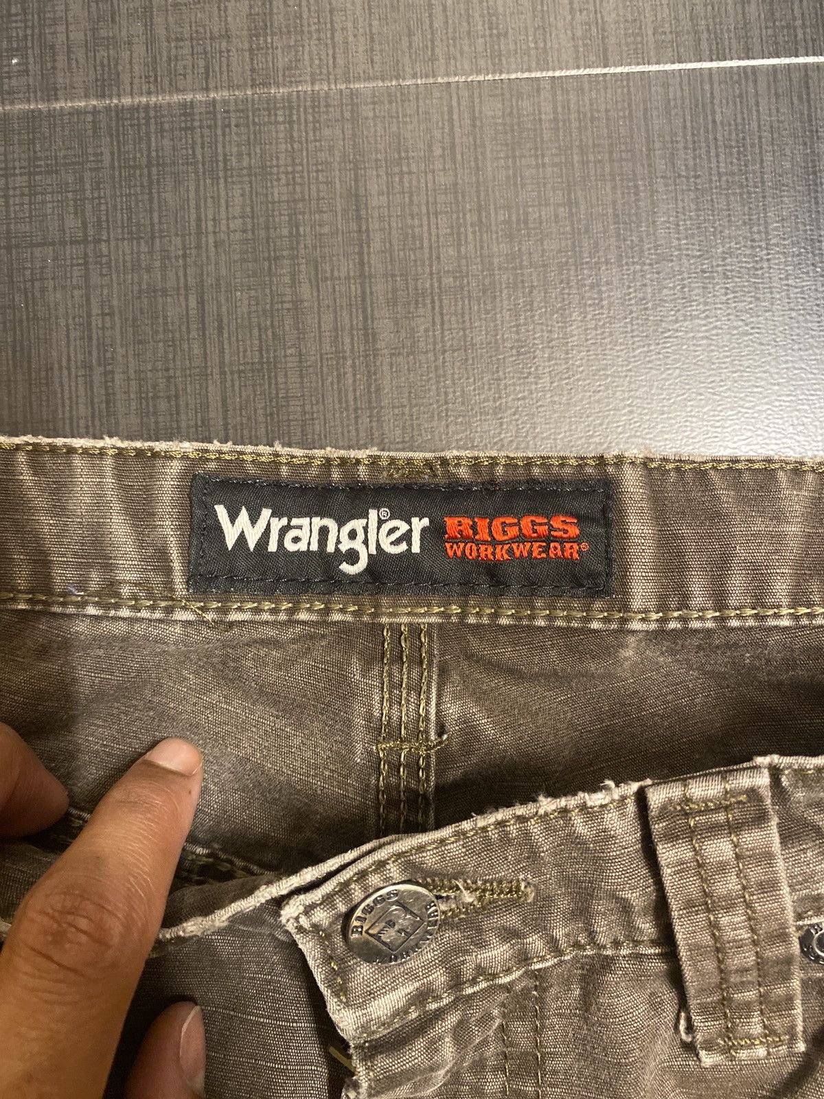 Vintage × Wrangler Vintage Paint Splatter Wrangler Jeans Size US 34 / EU 50 - 4 Thumbnail