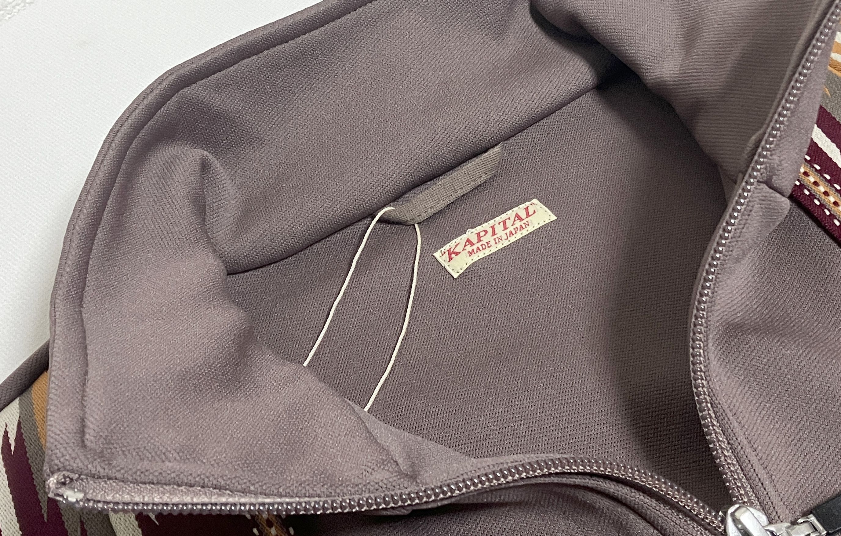 Kapital KAPITAL smooth jersey KOCHI & ZEPHYR track jacket lt.brown Size US XL / EU 56 / 4 - 5 Thumbnail