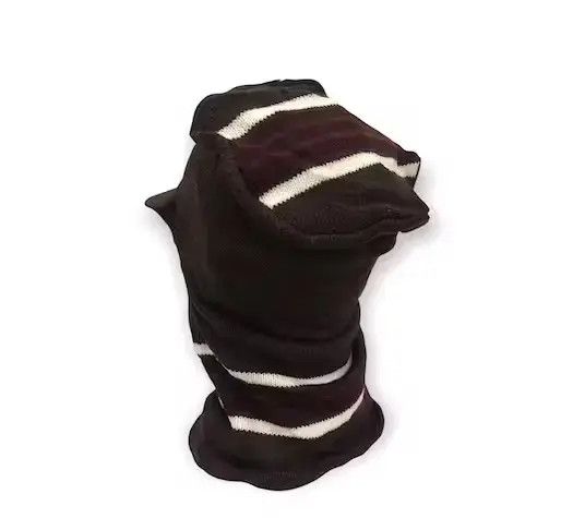 Japanese Brand Japanese Brand Ace Balaclava Stripe Design Beanie Hat Size ONE SIZE - 4 Thumbnail