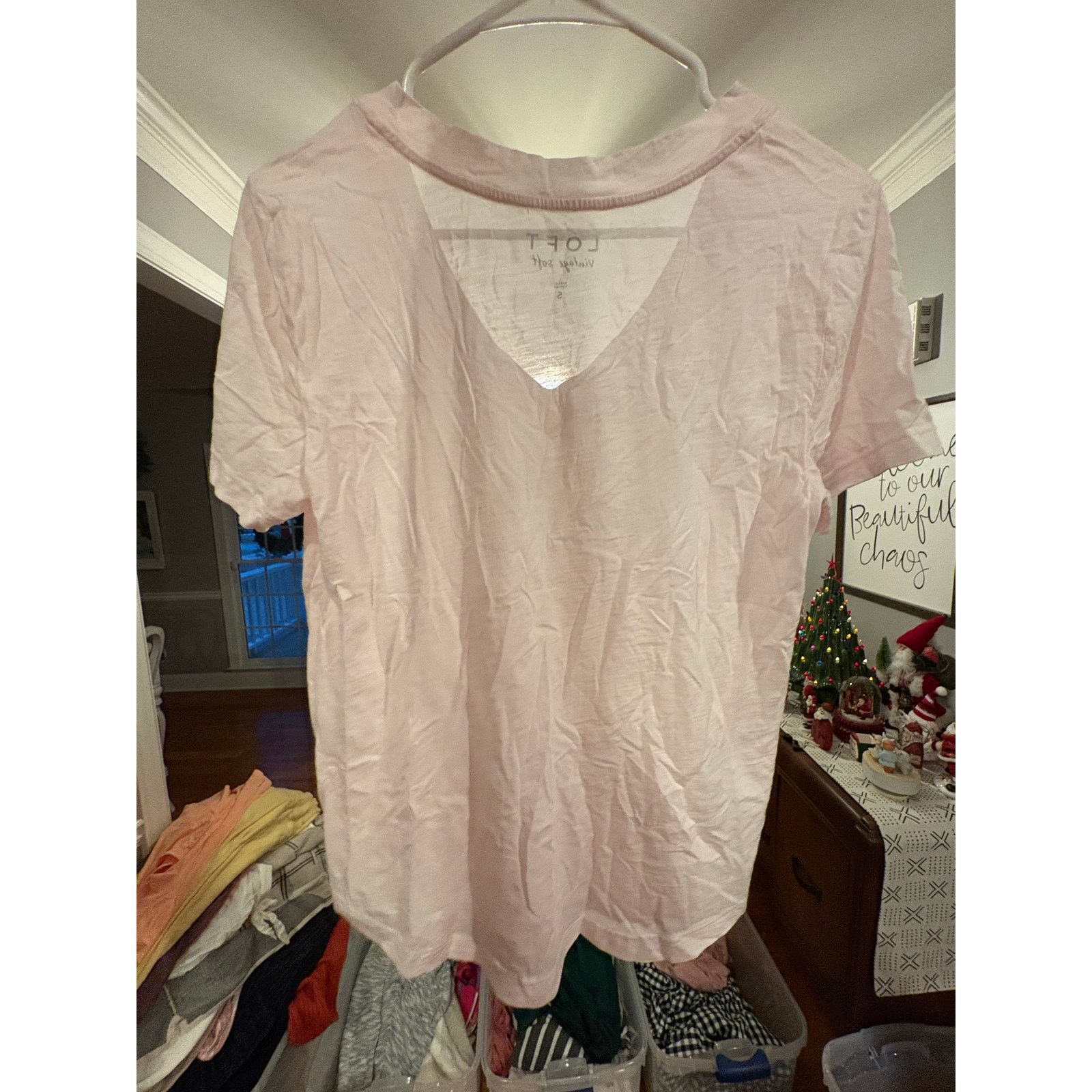 Loft LOFT Vintage Soft Women’s Small Light Short Sleeve T-Shirt Size S / US 4 / IT 40 - 4 Thumbnail