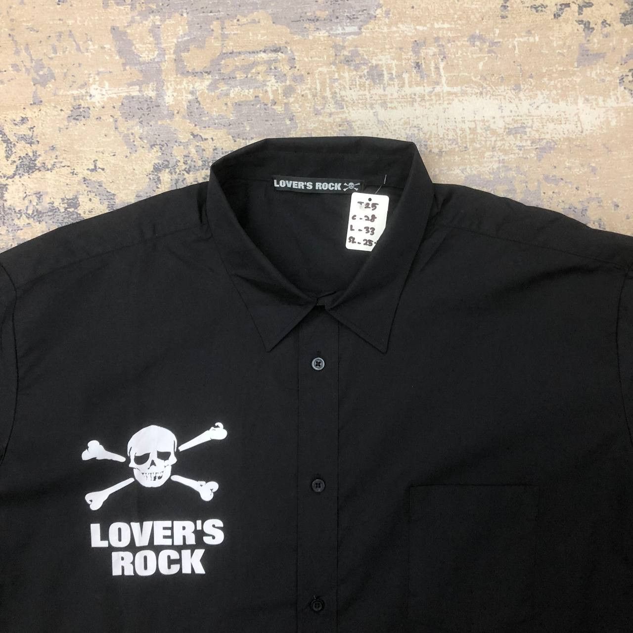 Japanese Brand T25 SUPER LOVER X LOVER'S ROCK SKULL PUNK SHIRTS Size US XL / EU 56 / 4 - 5 Thumbnail