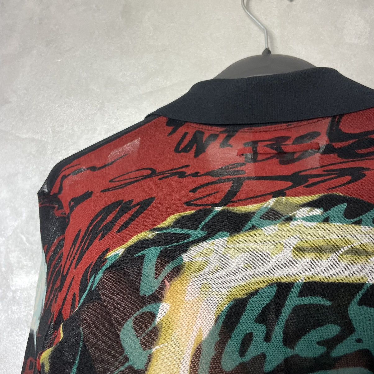 Jean Paul Gaultier FW1997 JPG Fight Racism Face Mesh Long Sleeve Shirt Size XS / US 0-2 / IT 36-38 - 17 Thumbnail
