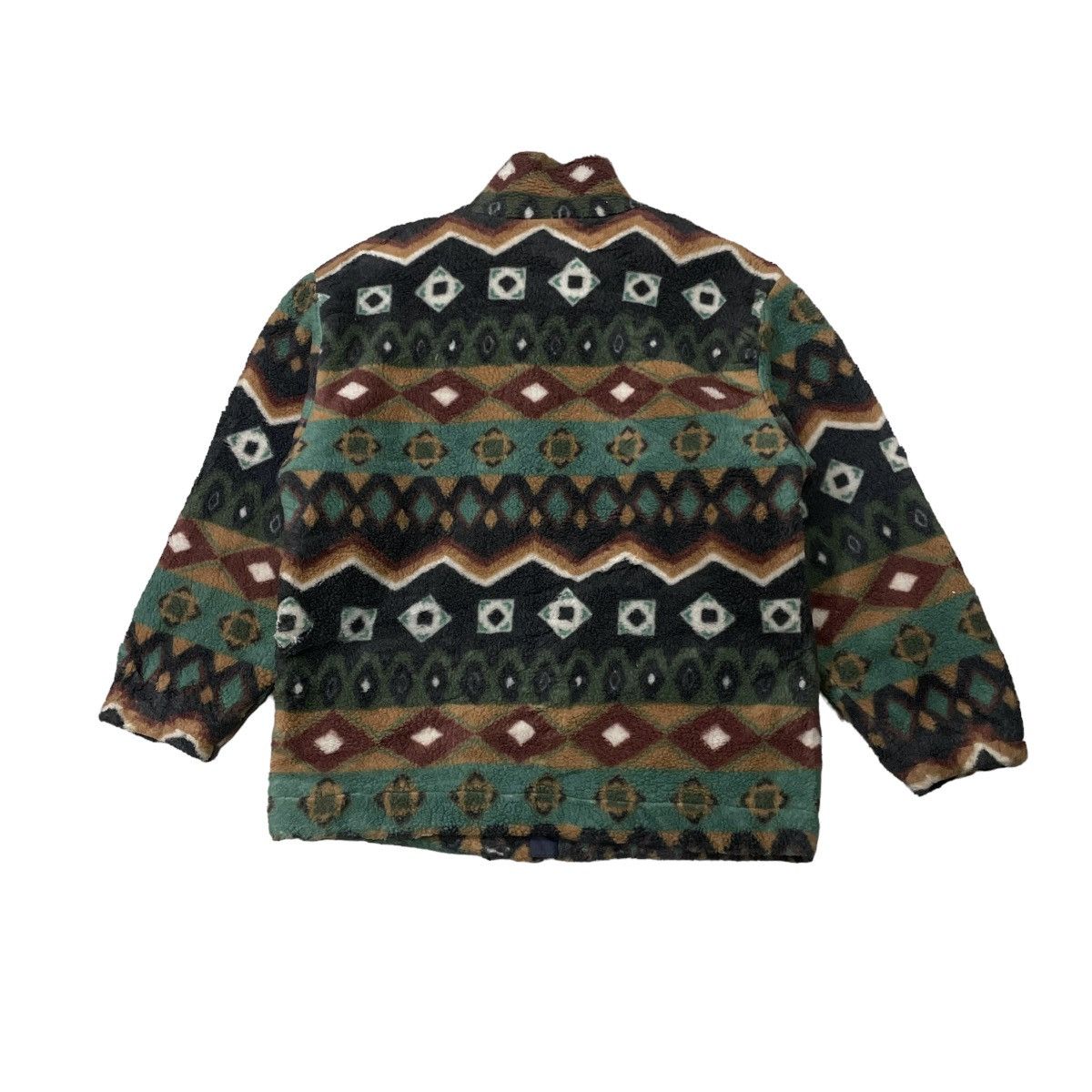 Native Vintage Capt. Cook Multicolour Navajo Fleece Jacket Size US XL / EU 56 / 4 - 10 Thumbnail