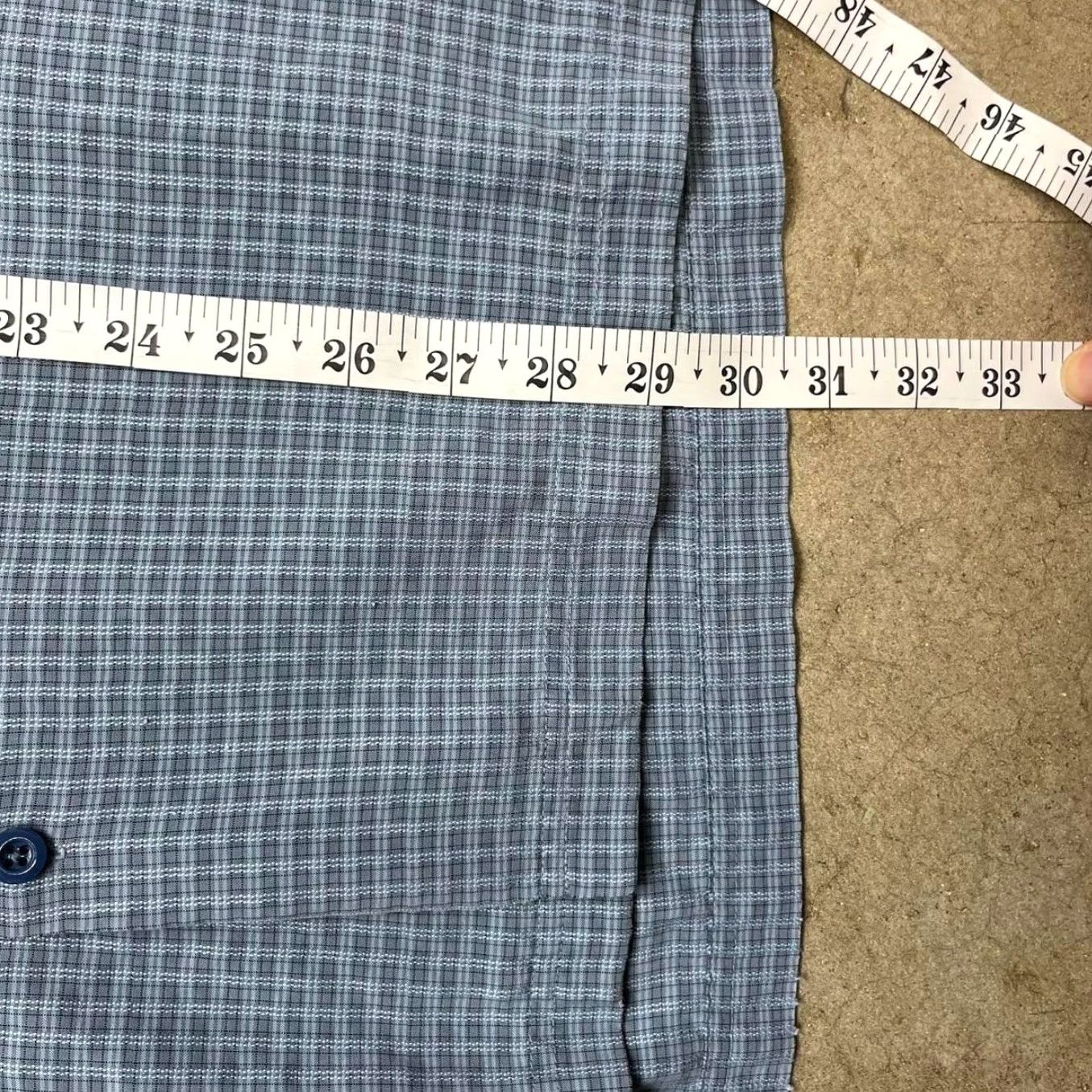 Haggar VINTAGE Haggar Camp Collar Short Sleeve Button-Up Shirt Blue Plaid XL Preppy Mens Regular Button-Up Size US XL / EU 56 / 4 - 7 Thumbnail