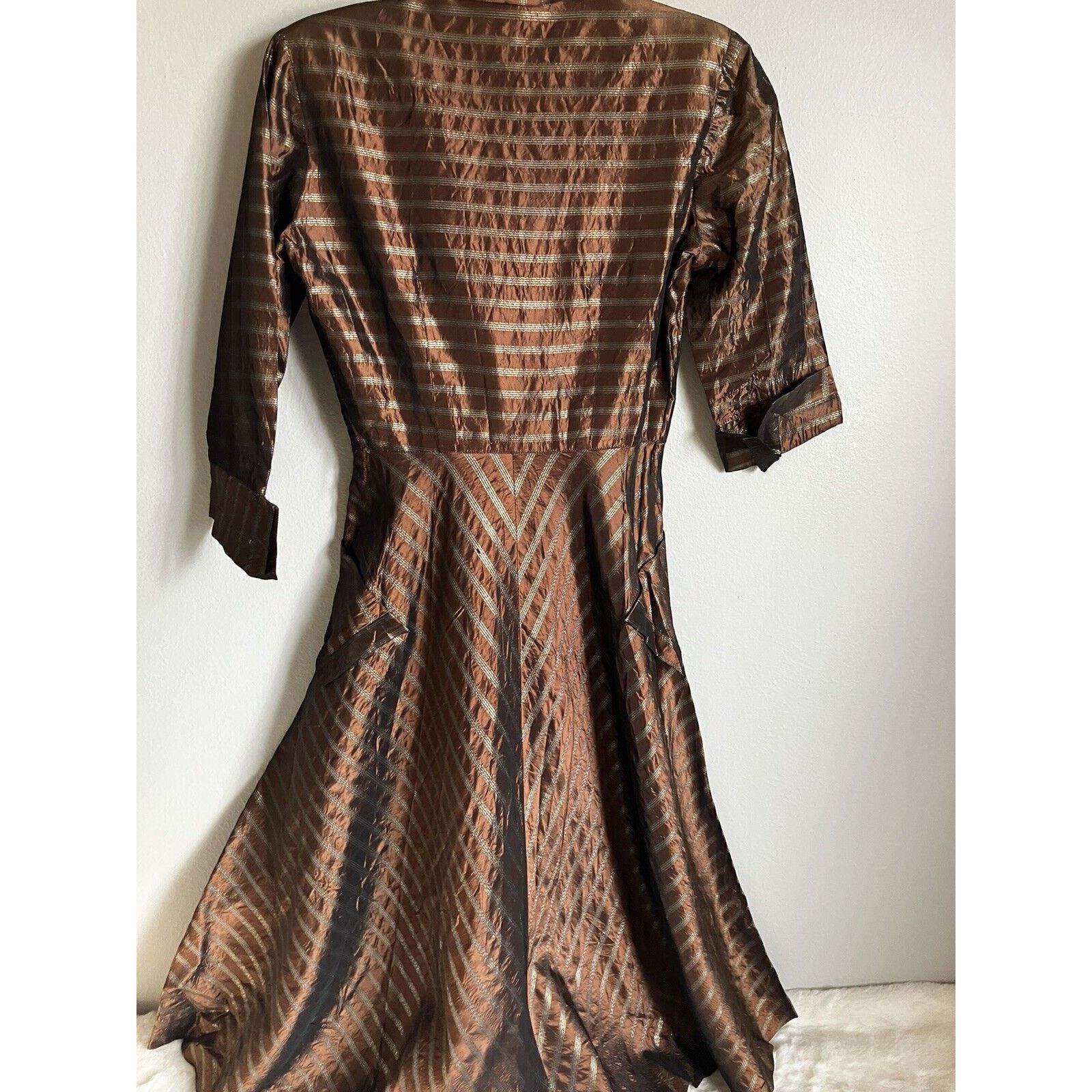 Other Doris Dodson Originals Womens Vintage 1940's Dress VINTAGE Size L / US 10 / IT 46 - 5 Thumbnail
