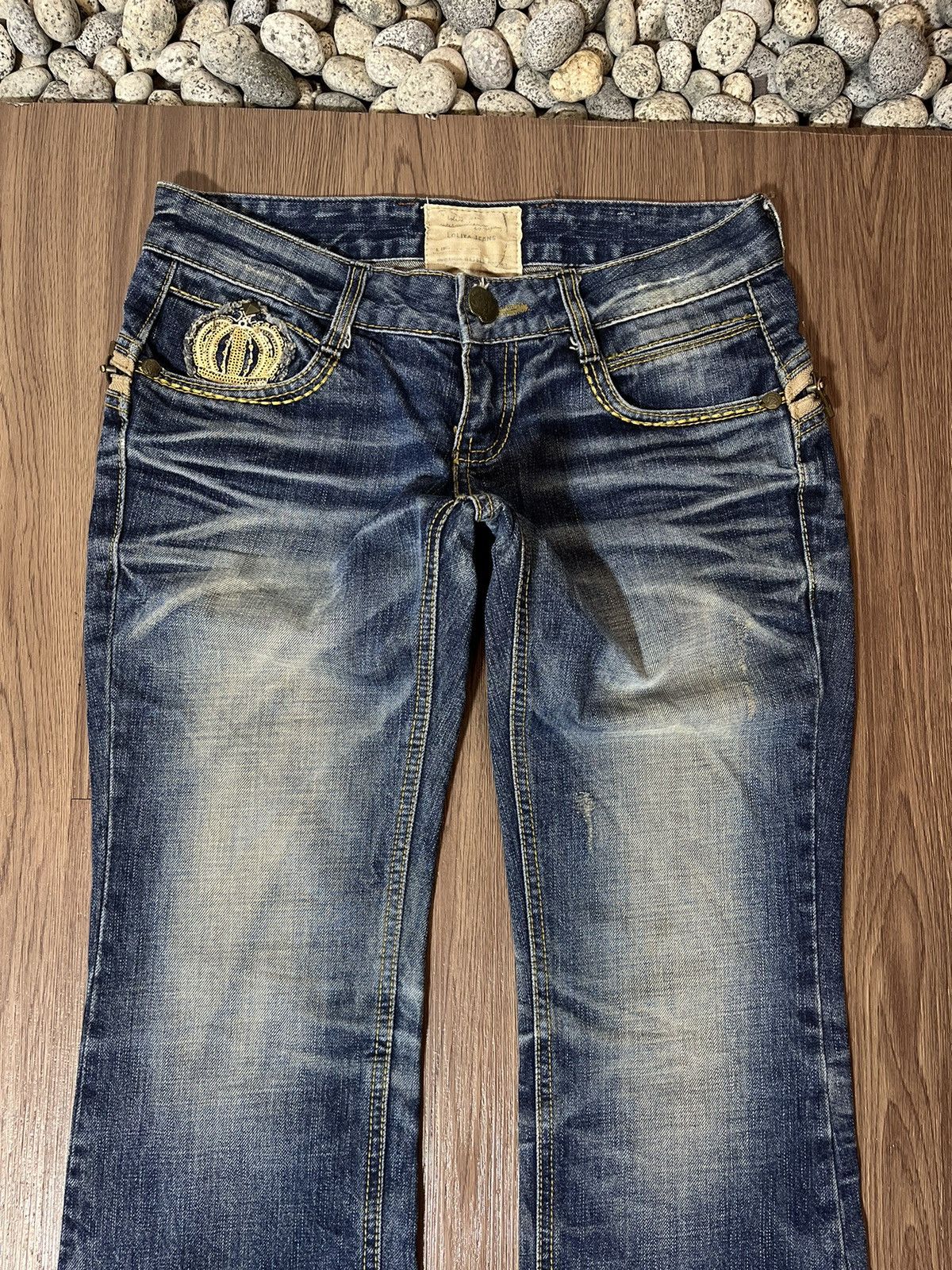 Japanese Brand Lolita Crown Yoshitomo Nara whiskers denim Size US 32 / EU 48 - 3 Thumbnail