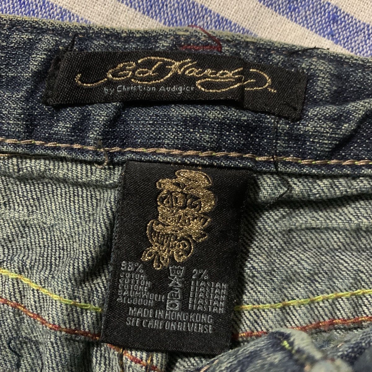 Ed Hardy Ed Hardy Christian Audigier Embroidered Tiger Jeans Women Size 30" / US 8 / IT 44 - 4 Thumbnail