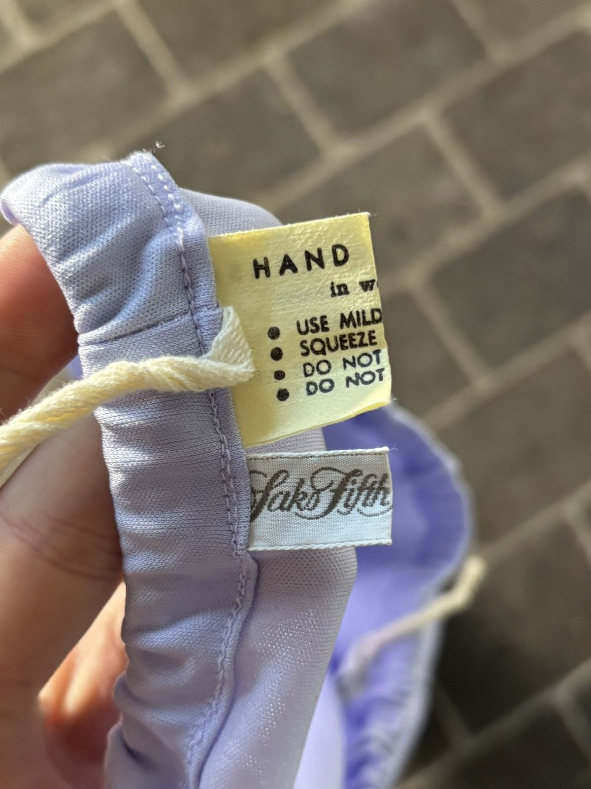 Saks Fifth Avenue Vintage Pyjama Pants 80s 90s Lounge Pants Lavender Saks Y2K Size 30" / US 8 / IT 44 - 5 Thumbnail