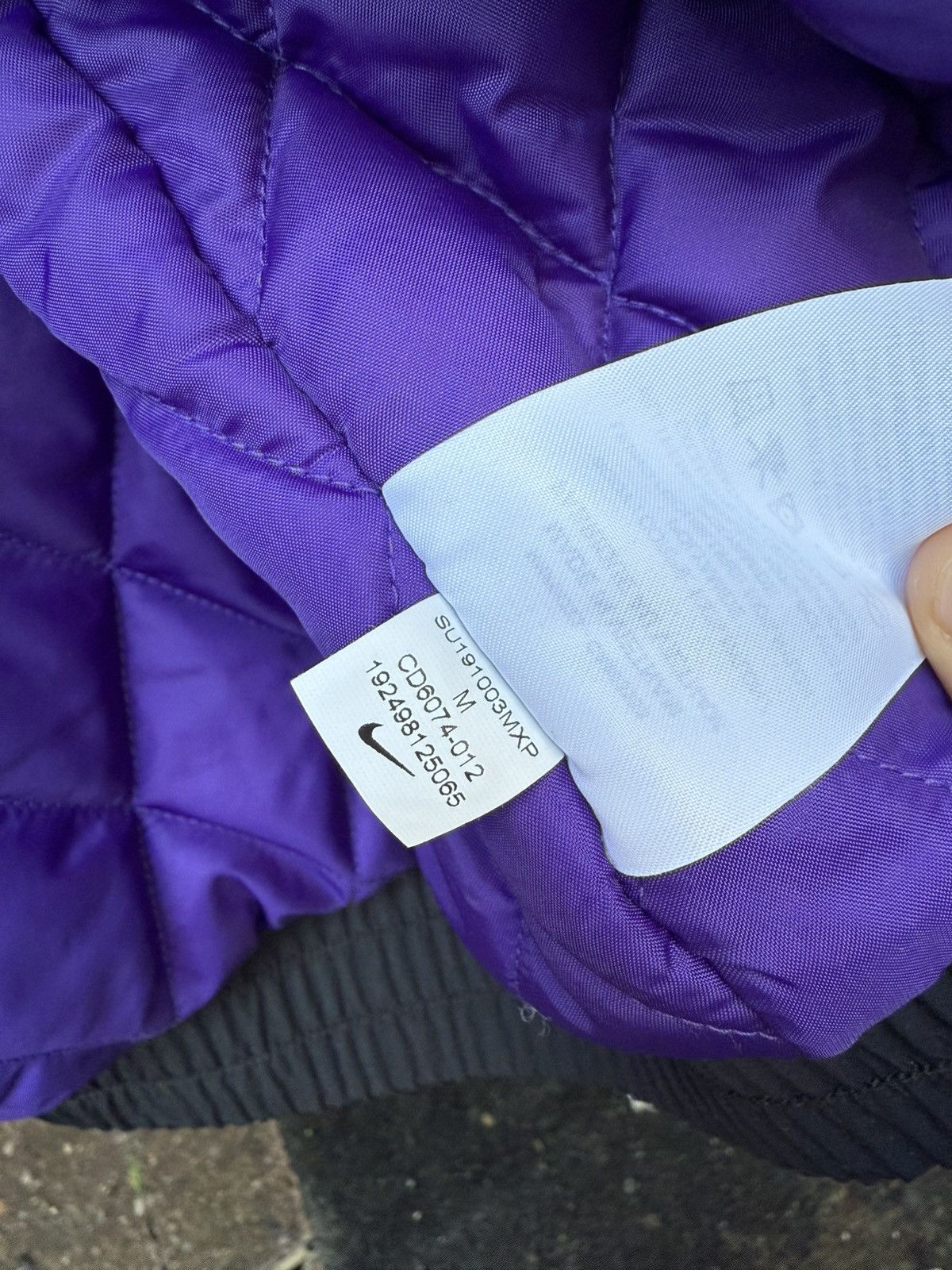 Nike × Supreme Supreme Nike Hooded Sport Jacket Purple | Grailed