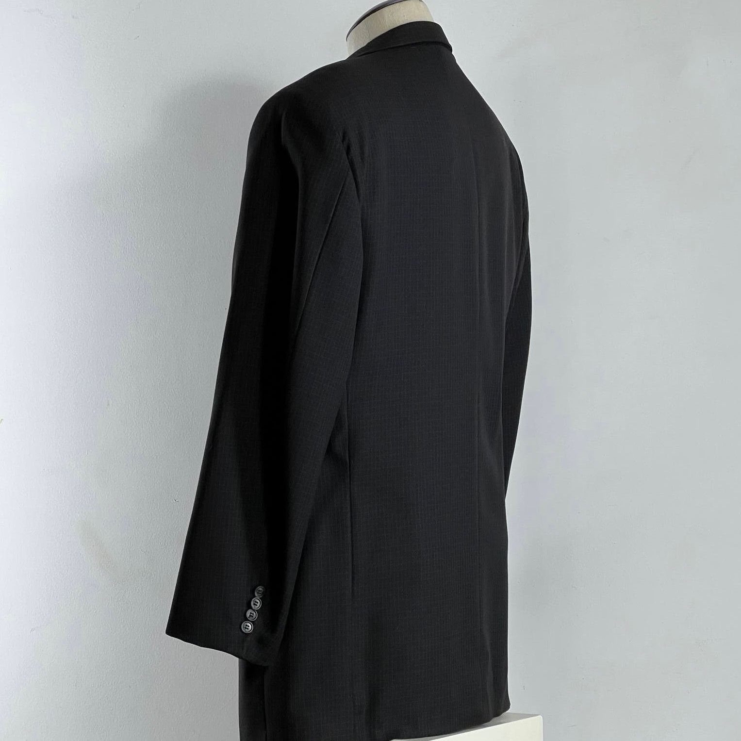 Corneliani Corneliani Italy Men's Dark Grey Wool Blazer Jacket 46 L Size 46L - 14 Thumbnail