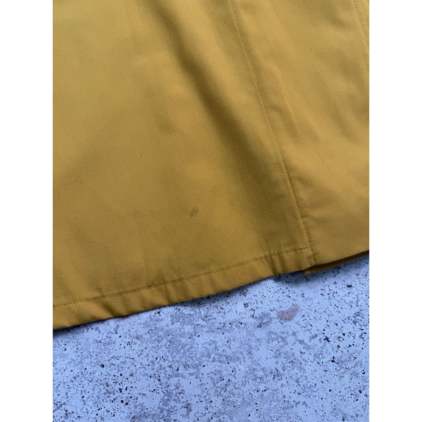 Vintage Vintage 90s 80s Christian Aujard Yellow Trench Coat Size 38 Size M / US 6-8 / IT 42-44 - 19 Thumbnail