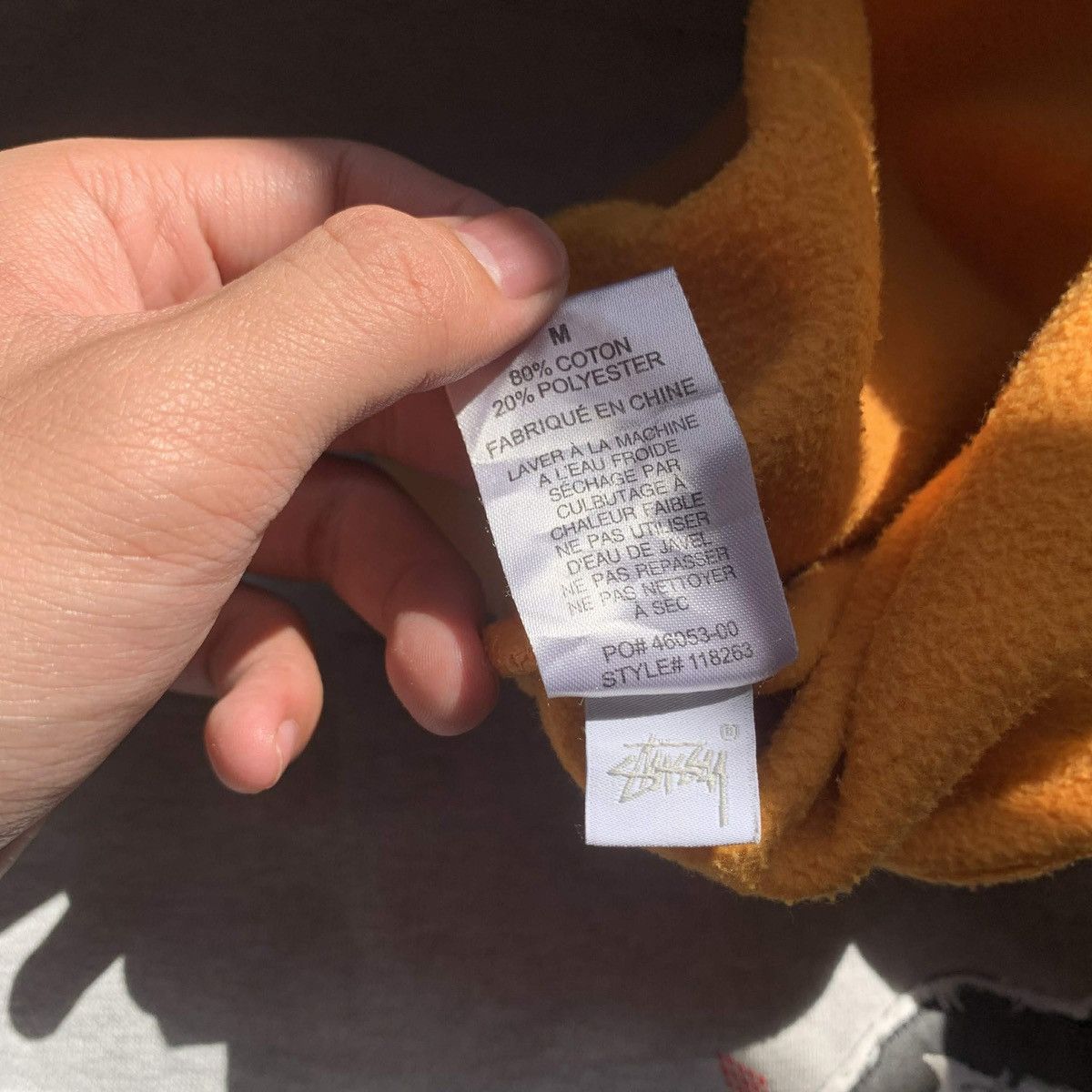Stussy Orange Stüssy embroidered crewneck sweatshirt Size US M / EU 48-50 / 2 - 6 Thumbnail