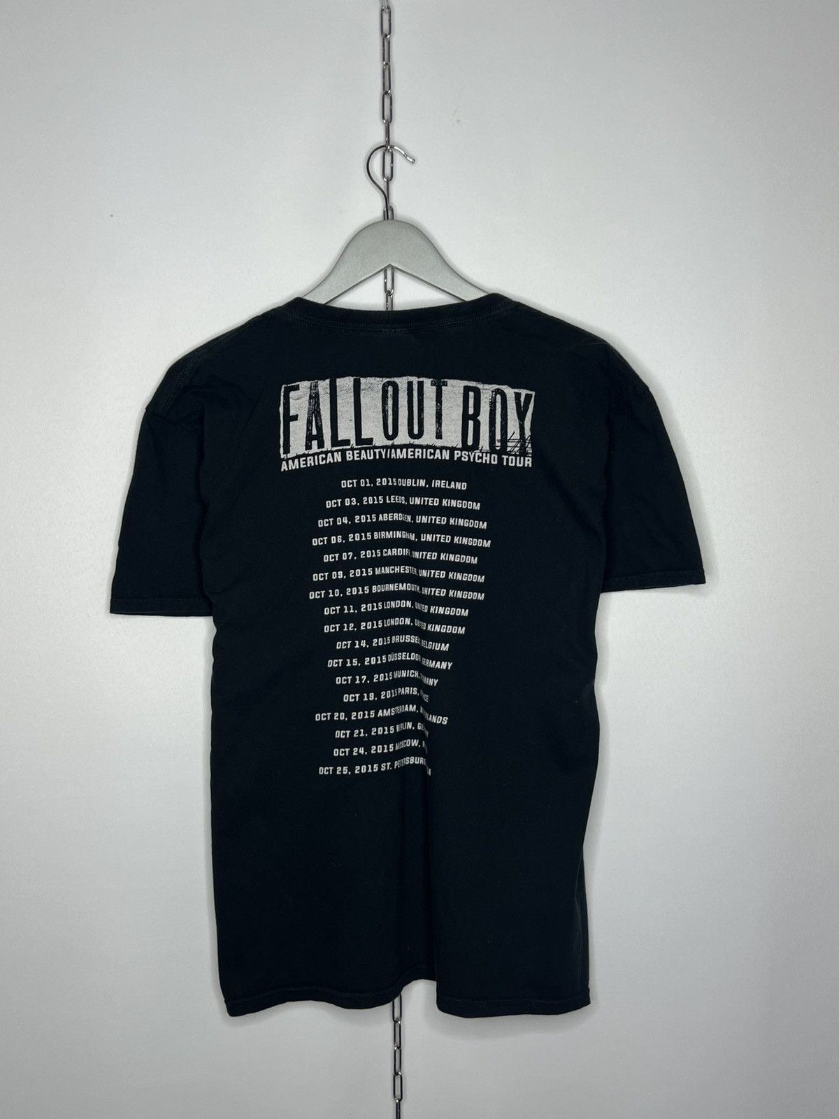 Band Tees Vintage Fall Out Boy World Tour Tee 2015 Hype Size US L / EU 52-54 / 3 - 4 Thumbnail