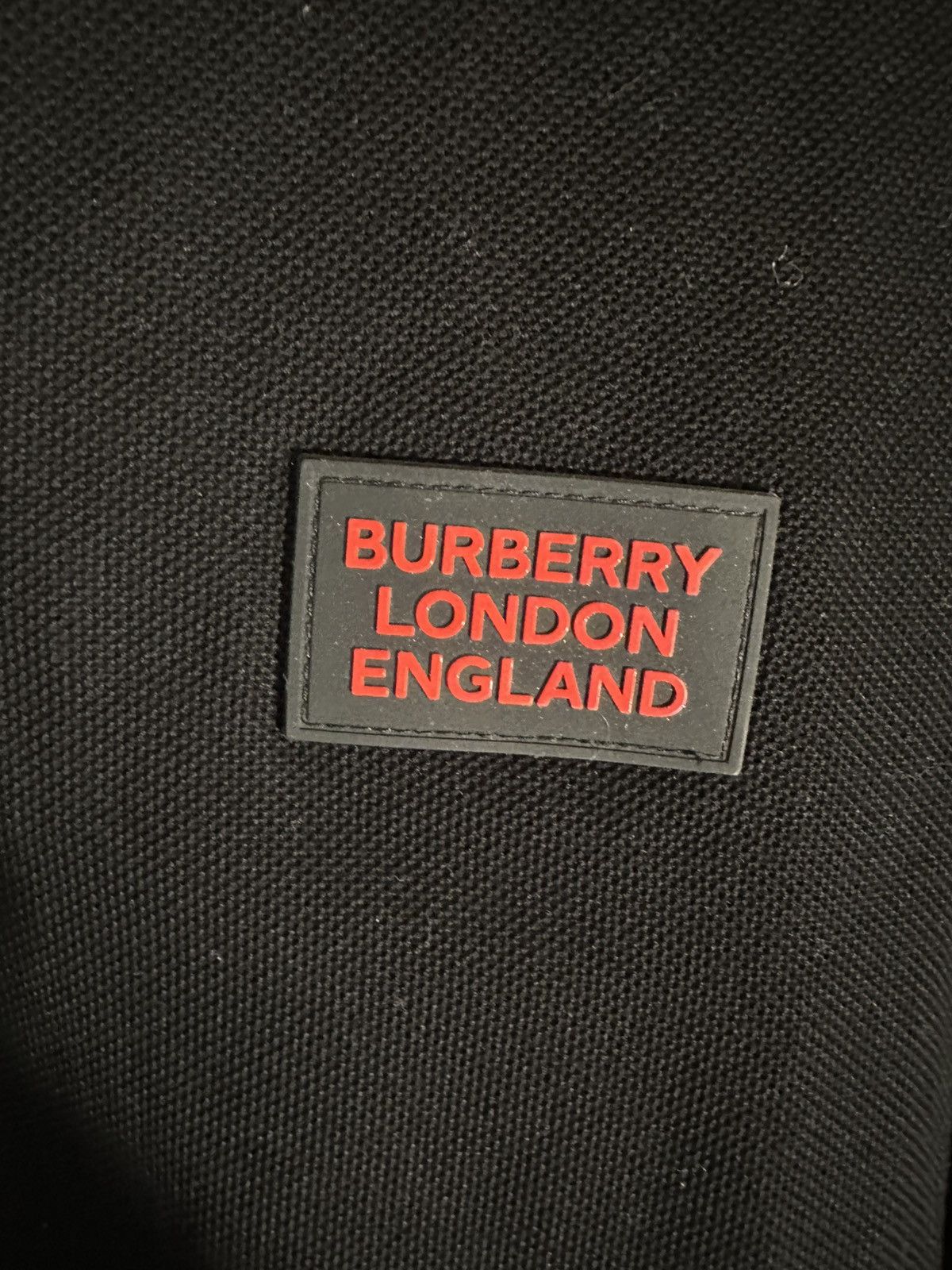 Burberry Burberry London England Logo Long Sleeve Polo Black/Red M Size US M / EU 48-50 / 2 - 2 Thumbnail