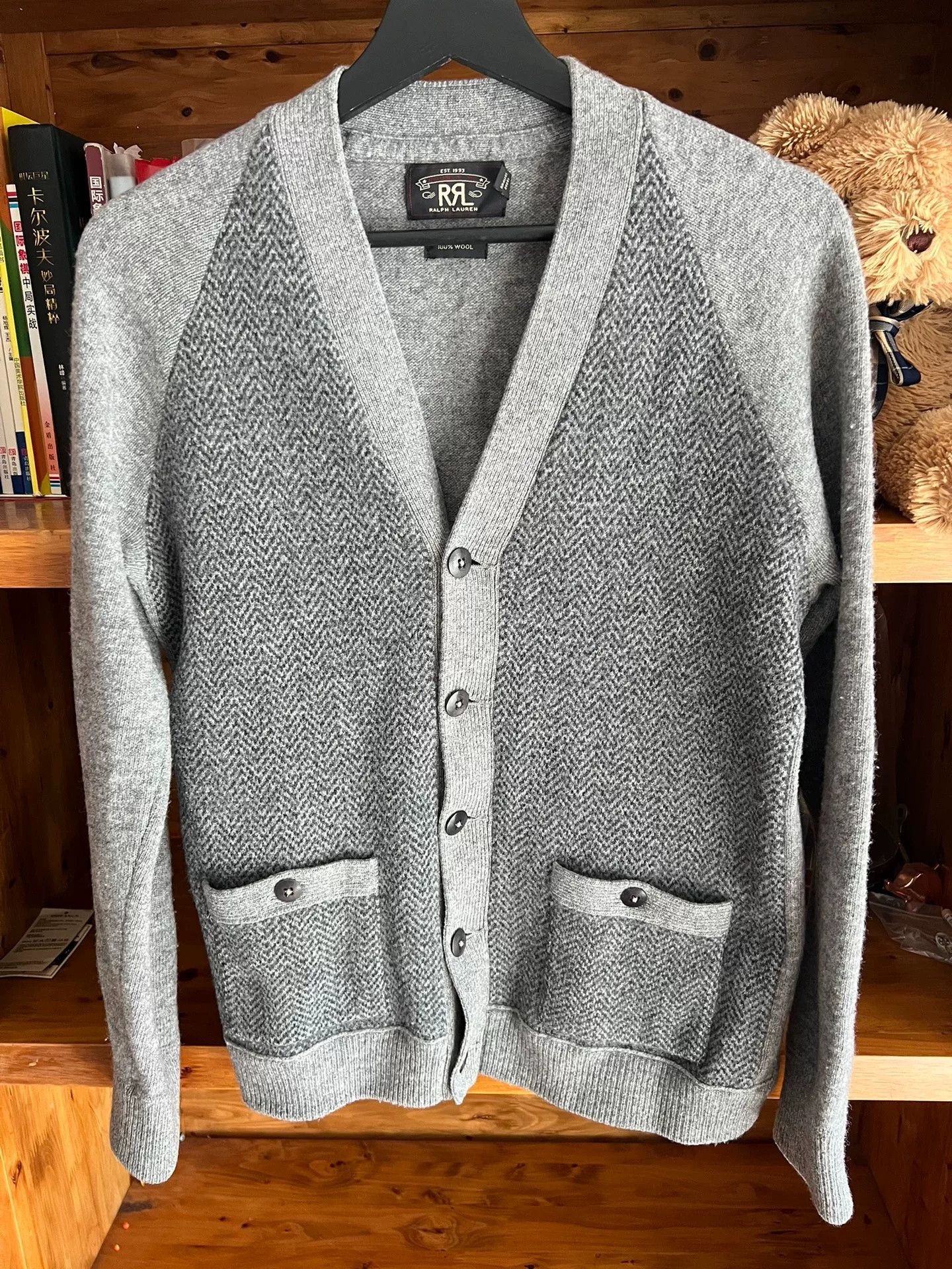 RRL Ralph Lauren RRL Double RL Vintage Wool Cardigan Size US M / EU 48-50 / 2 - 4 Thumbnail