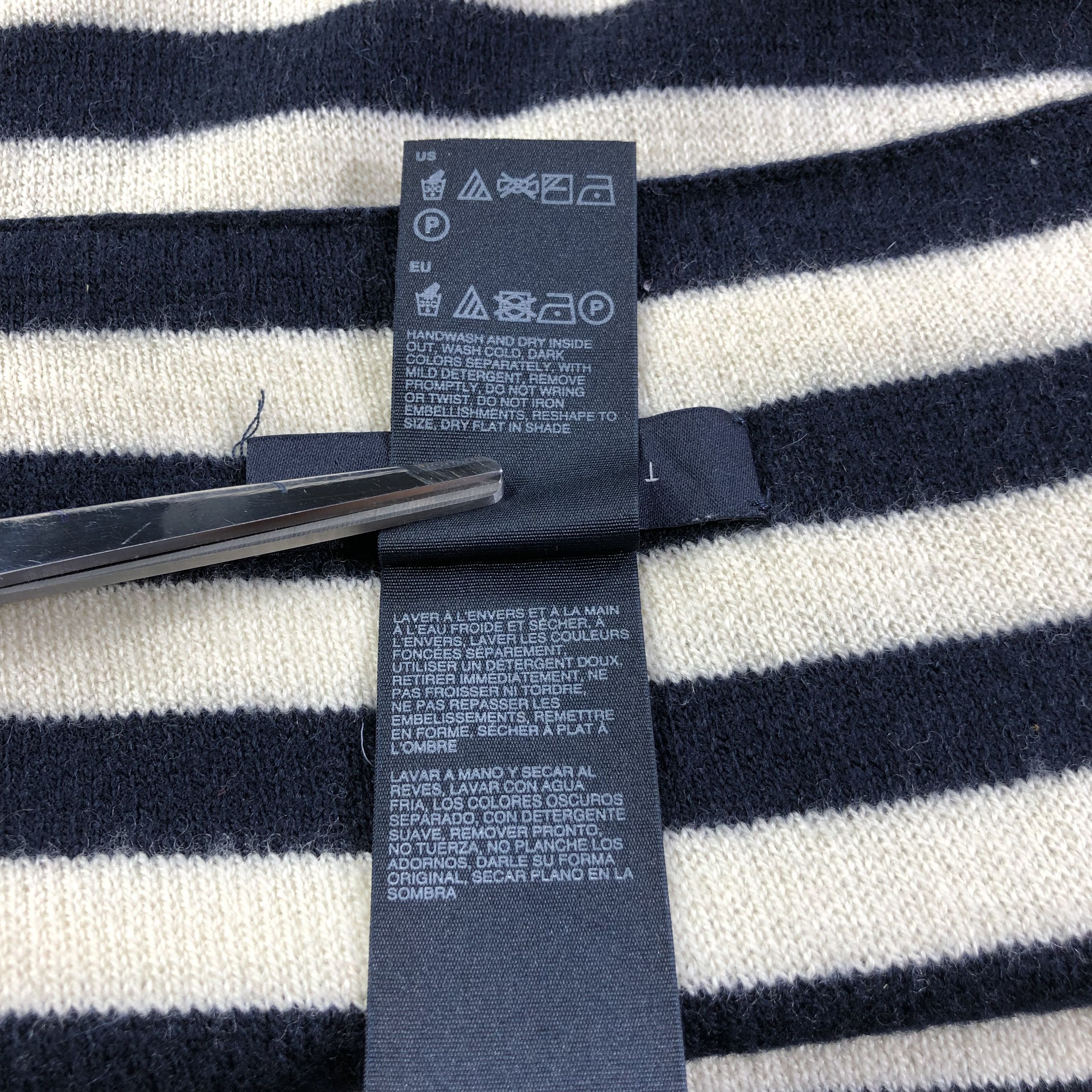 Tommy Hilfiger Tommy Hilfiger Striped Wool Scarf Muffler V1269 Size ONE SIZE - 7 Thumbnail