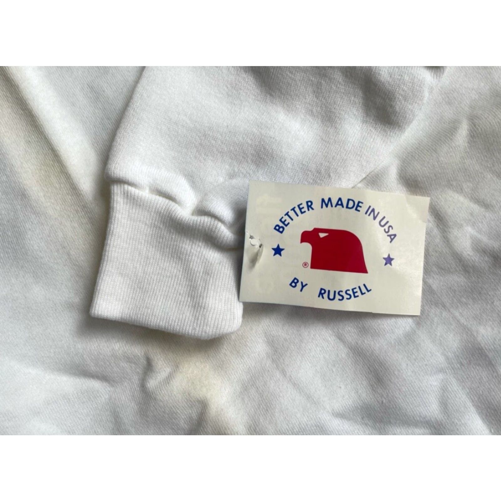 Russell Athletic VINTAGE Russell Athletic Sweatshirt Mens XS Crewneck 90s White Deadstock NWT USA Size US XS / EU 42 / 0 - 2 Thumbnail