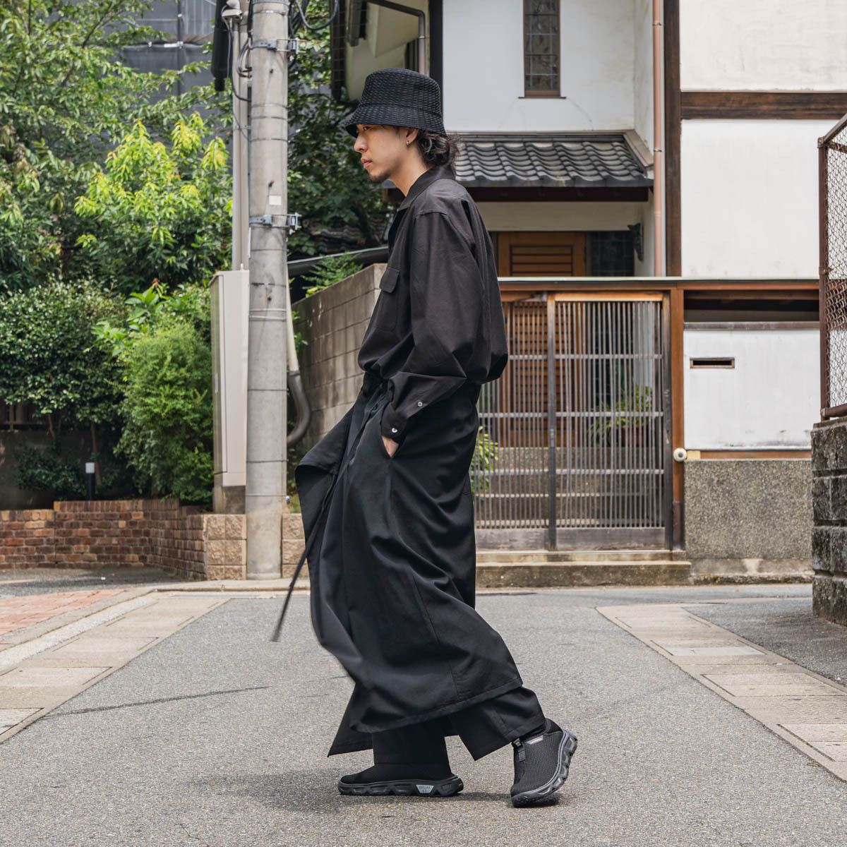 Yohji Yamamoto Yohji Yamamoto Ground Y - WOOL GABARDINE 3-WAY SKIRT PANTS Size US 32 / EU 48 - 10 Thumbnail
