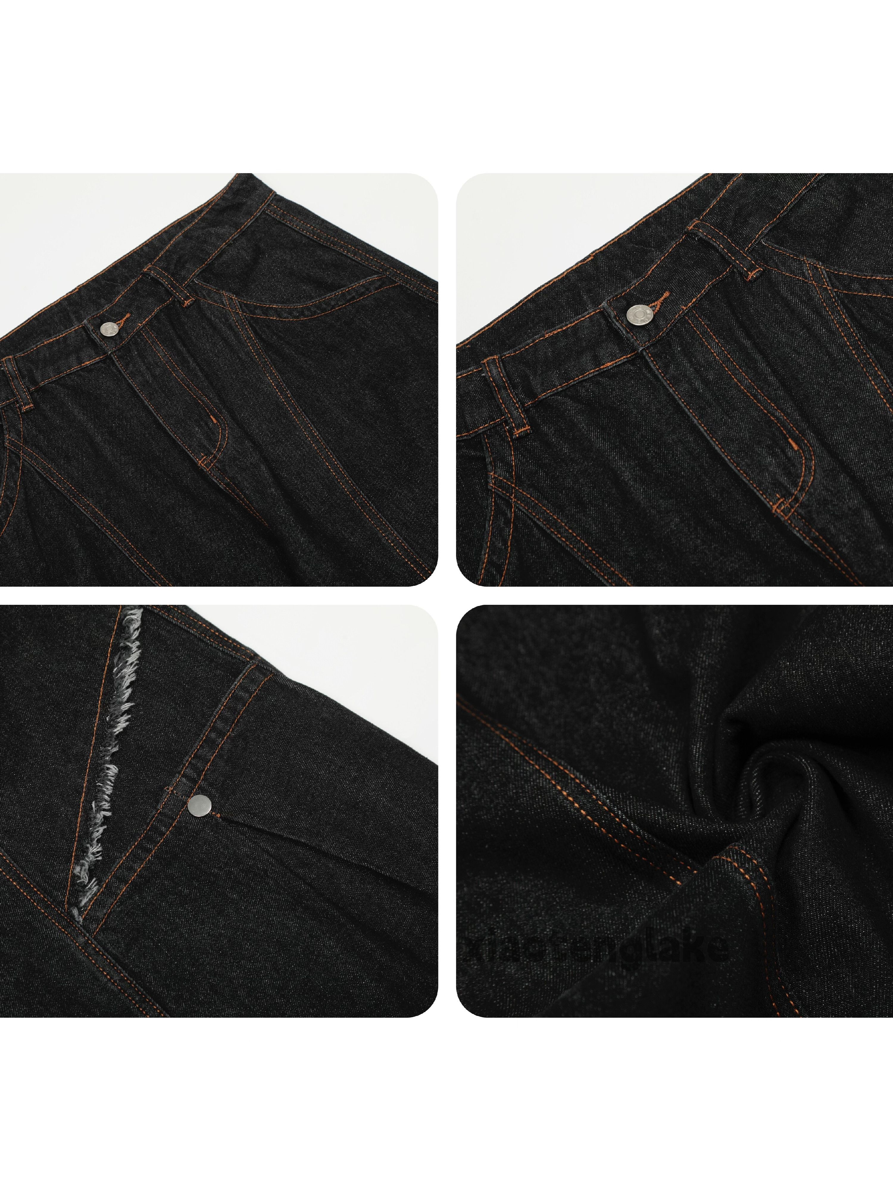Jean zx vintage loose baggy flared yuppie bootcut cargo jeans Size US 28 / EU 44 - 3 Thumbnail
