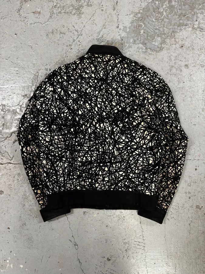 Balenciaga AW2013 Balenciaga Black & White Contemporary Abstract Aviator Jacket Size US S / EU 44-46 / 1 - 4 Thumbnail