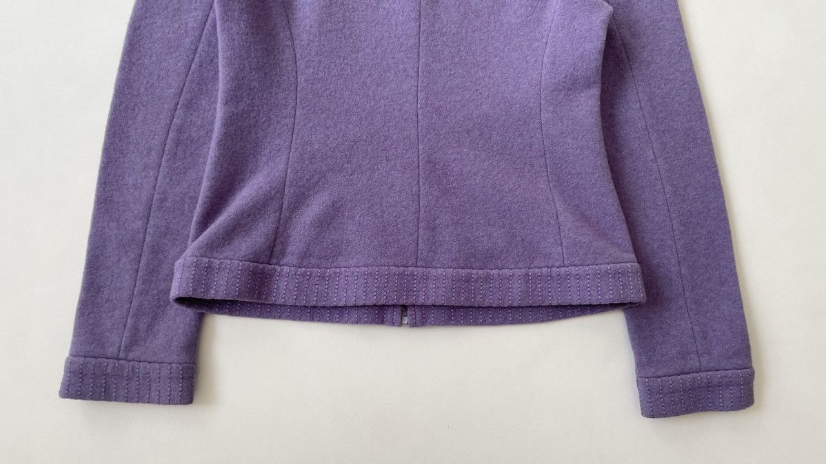 Miu Miu A/W 1999 Violet Wool Zip Front Jacket Size S / US 4 / IT 40 - 14 Thumbnail