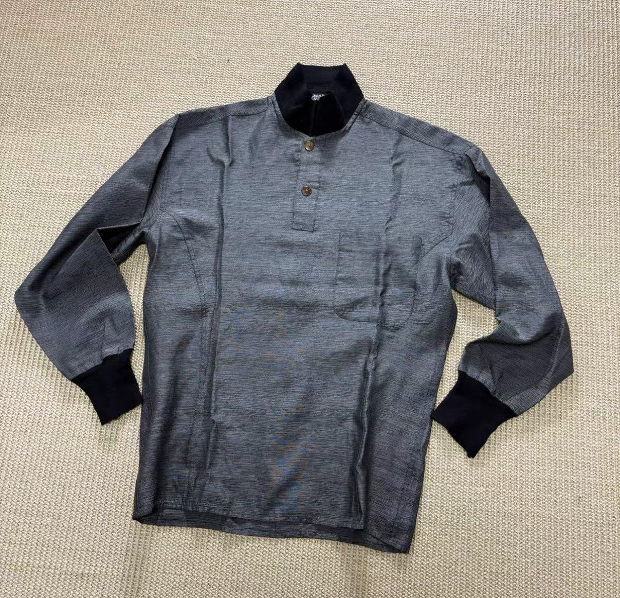 Jean Paul Gaultier Jean Paul Gaultier Polo Ribbed Long Sleeve J29 Size US M / EU 48-50 / 2 - 2 Thumbnail