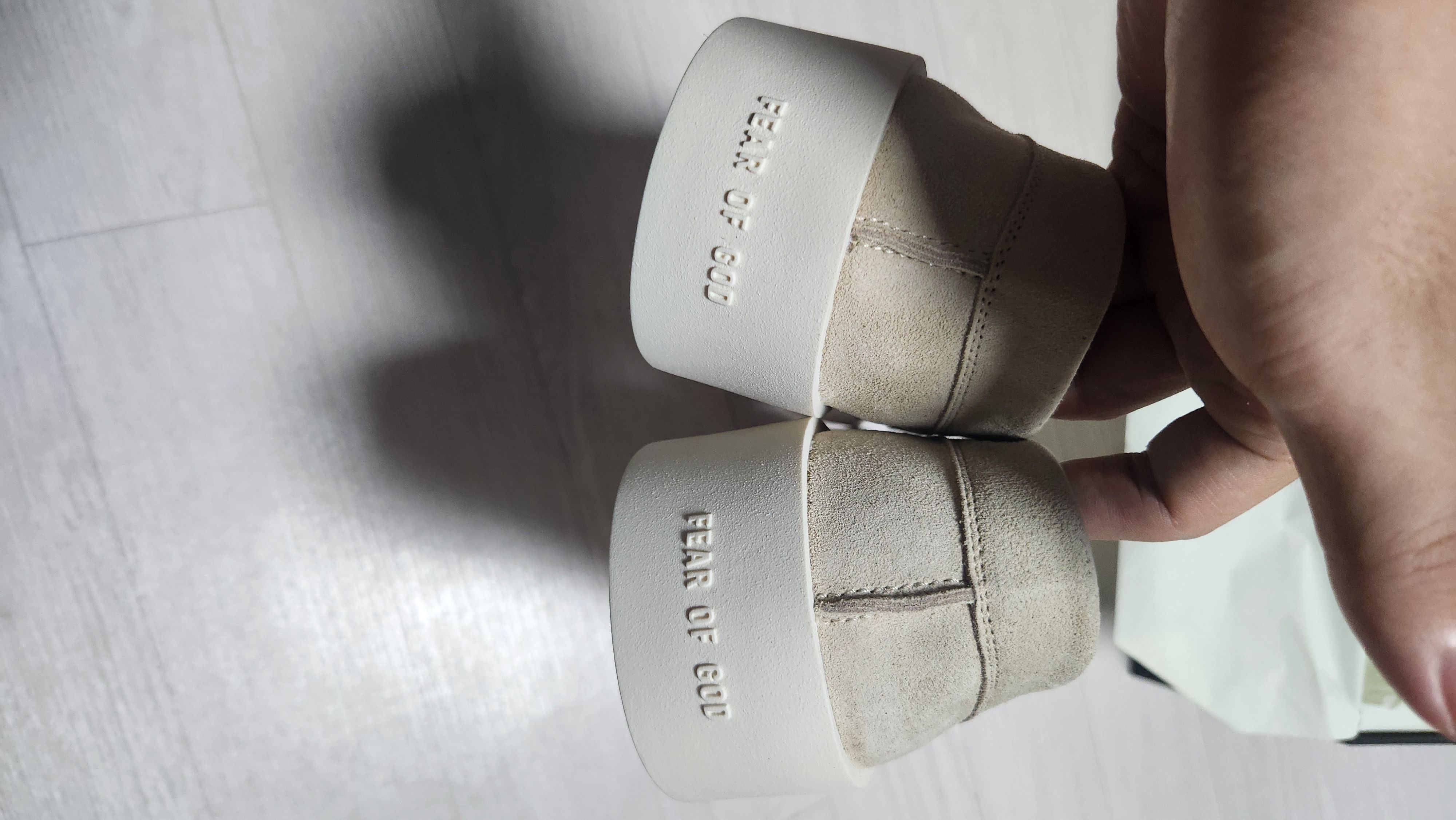 Fear of God boat sneaker sand Size US 11 / EU 44 - 5 Thumbnail