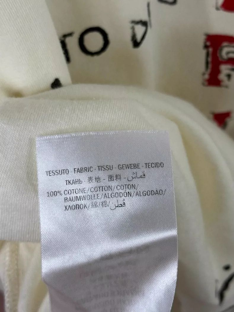 Gucci Beige letter printed short-sleeved T-shirt