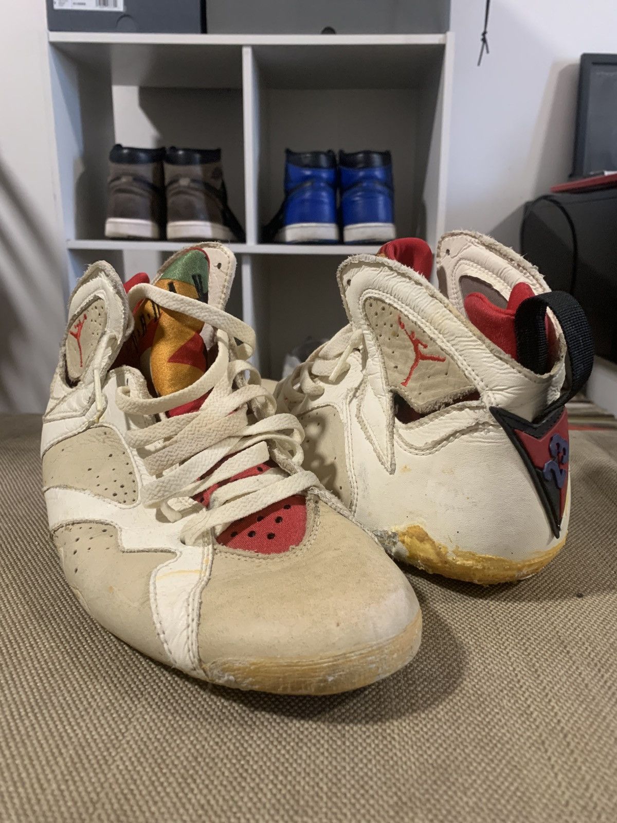 Nike 1992 OG Nike Air Jordan VII 7 Hare Size 8 Size US 8 / EU 41 - 1 Thumbnail