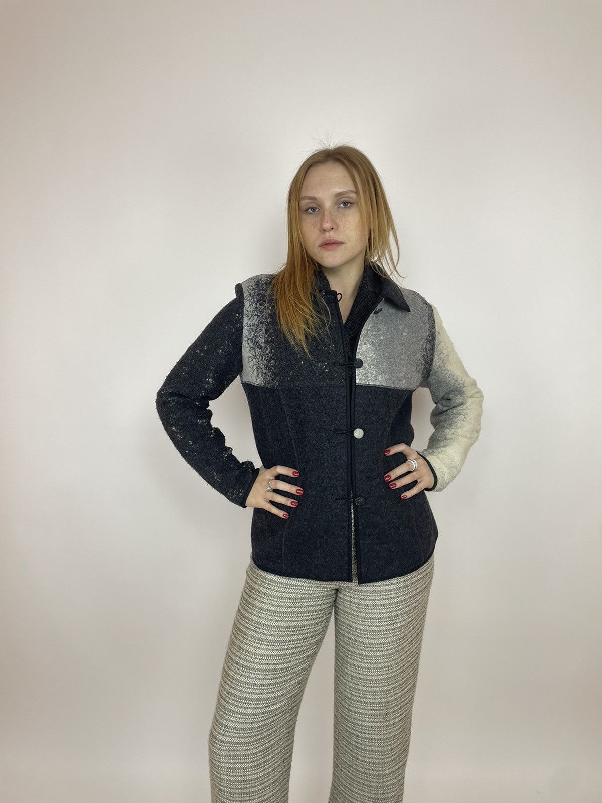 Vintage ET DIEU CREA LA FEMME Wool coat Womens size 44 Size M / US 6-8 / IT 42-44 - 3 Thumbnail