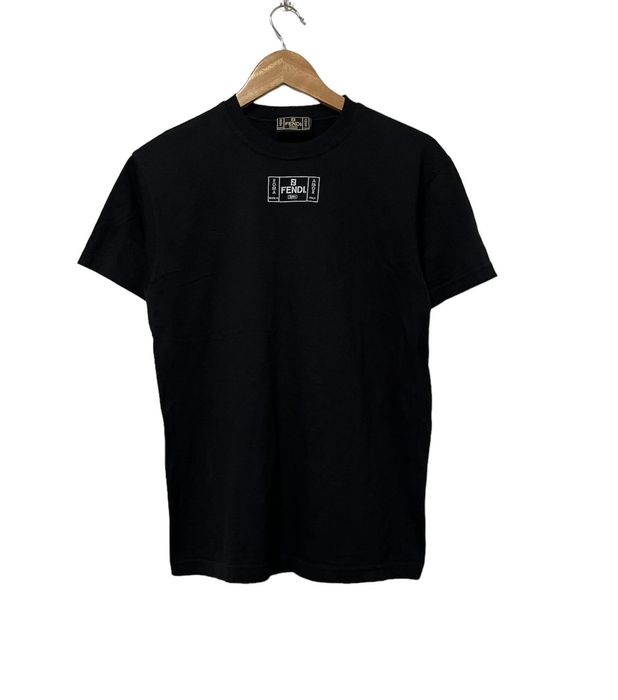 Fendi box logo t sales shirt