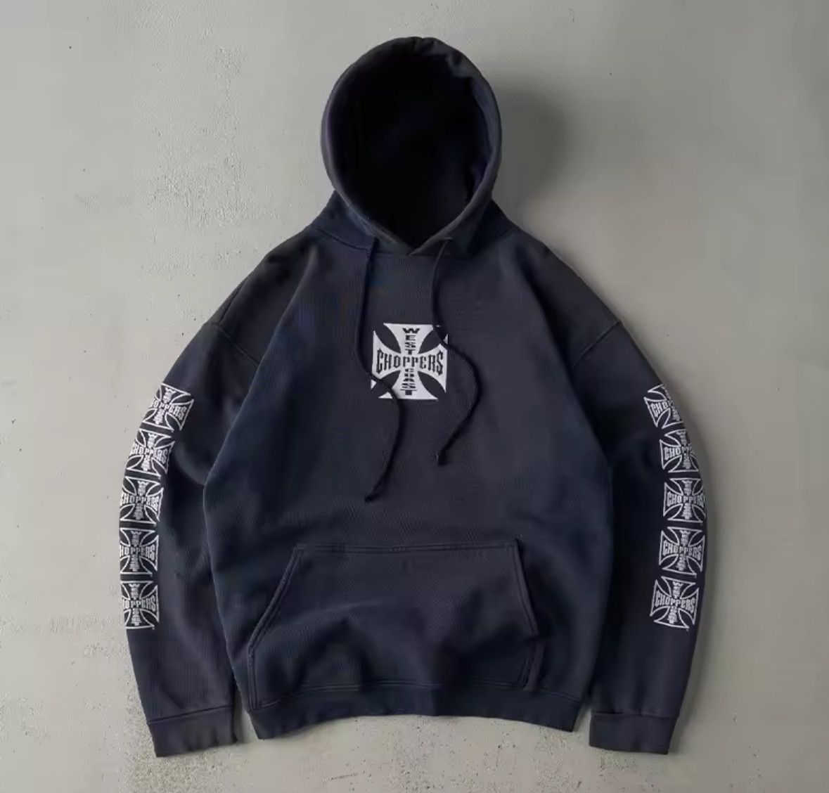 Other Fashion Punk Y2K Hip Hop Choppers Cross Graphic Hoodies Size US M / EU 48-50 / 2 - 1 Thumbnail