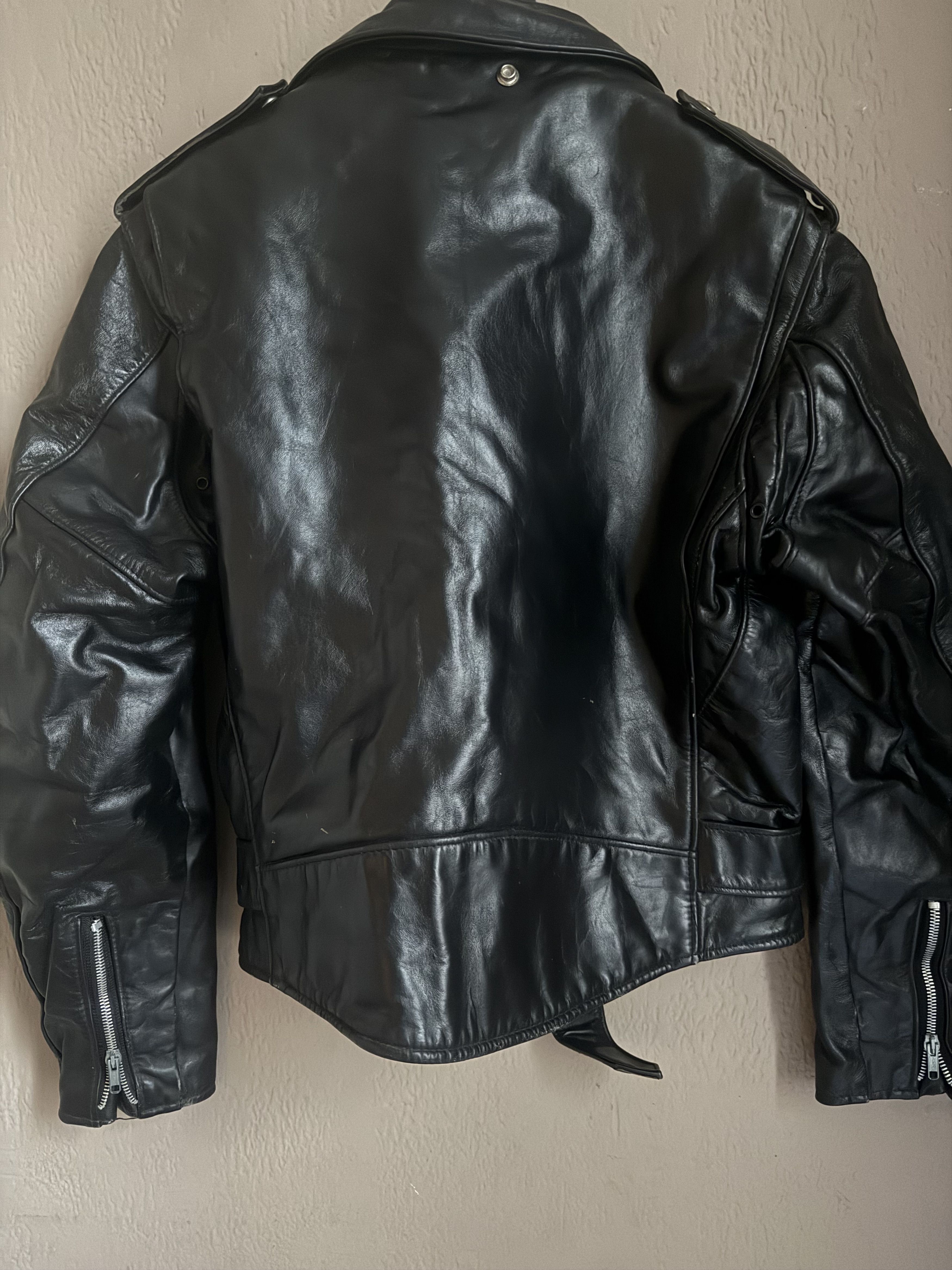 Schott Vintage Schott Perfecto 618 Leather Jacket – Made in USA Size US L / EU 52-54 / 3 - 3 Thumbnail