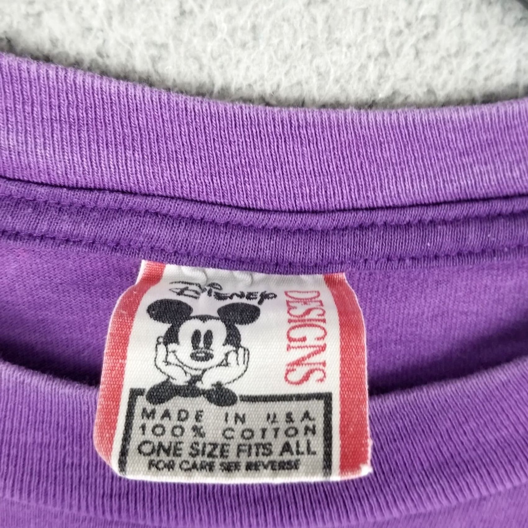 Disney VINTAGE Disney Designs Shirt Adult Large Purple Marks Quality Disney Magic Music Days Shirt Mens Size US L / EU 52-54 / 3 - 3 Thumbnail