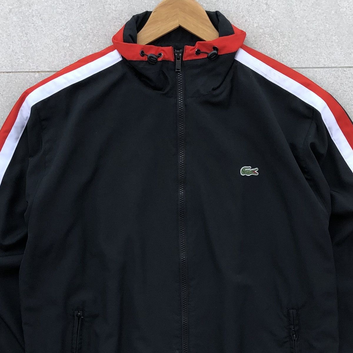 Lacoste Lacoste x Andy Roddick Mens Embroidery Bomber Jacket Size US L / EU 52-54 / 3 - 3 Thumbnail