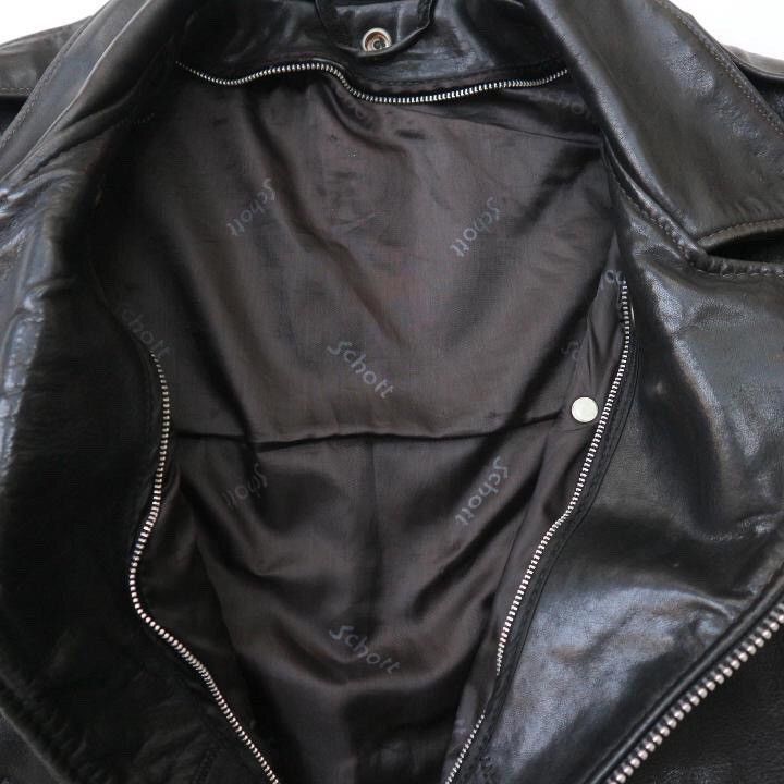 Schott × Vintage Vintage schott perfecto steerhide leather biker jacket Size US L / EU 52-54 / 3 - 5 Thumbnail